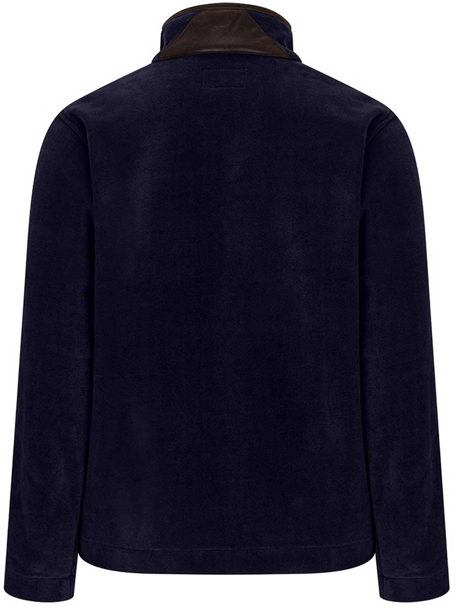HOGGS OF FIFE Stenton 1/4 Zip Fleece - Mens - Midnight Navy - Image 3