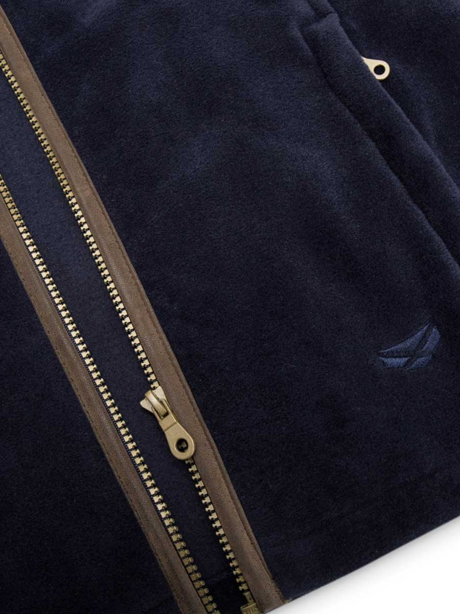 HOGGS OF FIFE Stenton Technical Fleece Jacket - Ladies - Midnight Navy - Image 4