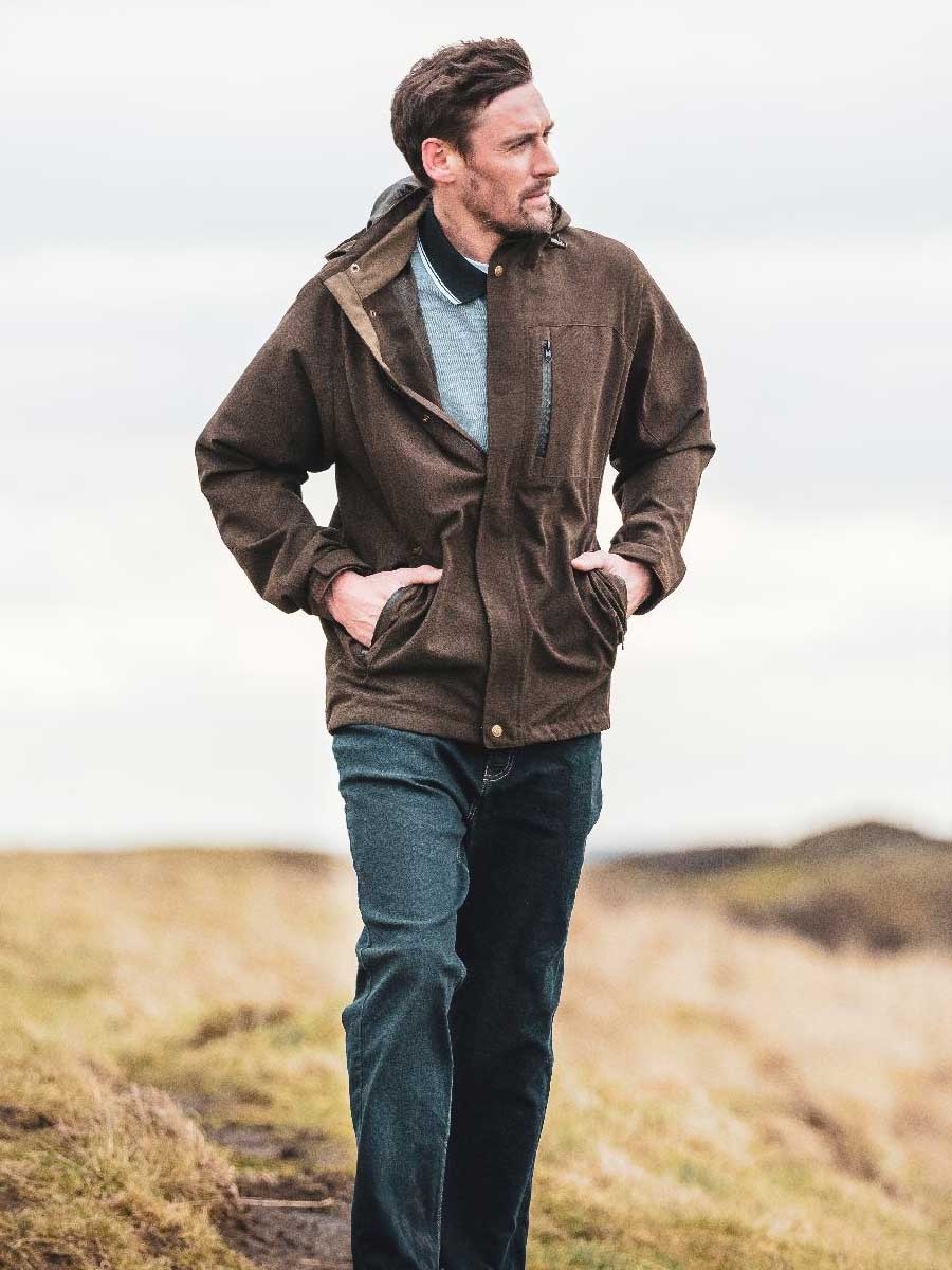 HOGGS OF FIFE Struther Waterproof Jacket - Mens - Dark Green - Image 5