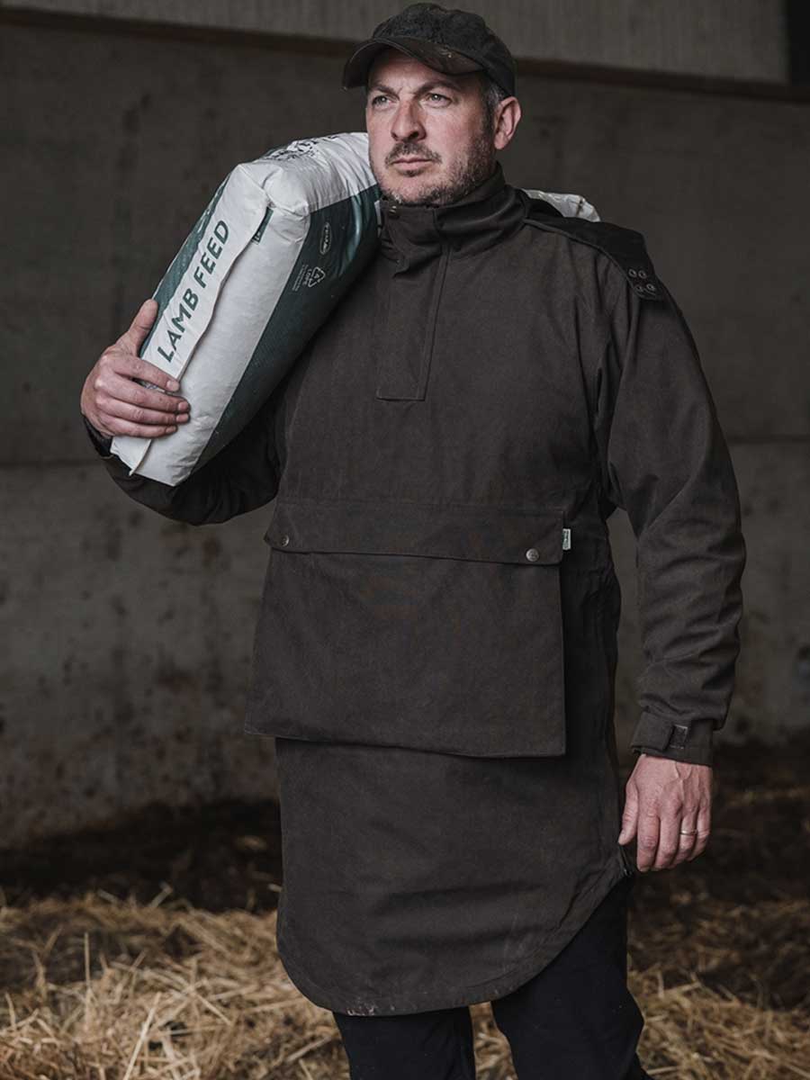 HOGGS OF FIFE Struther Trilaminate Long Smock - Mens - Dark Green - Image 2
