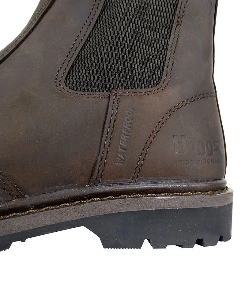 HOGGS OF FIFE Zeus Safety Dealer Boots - Mens - Crazy Horse Brown - Image 3