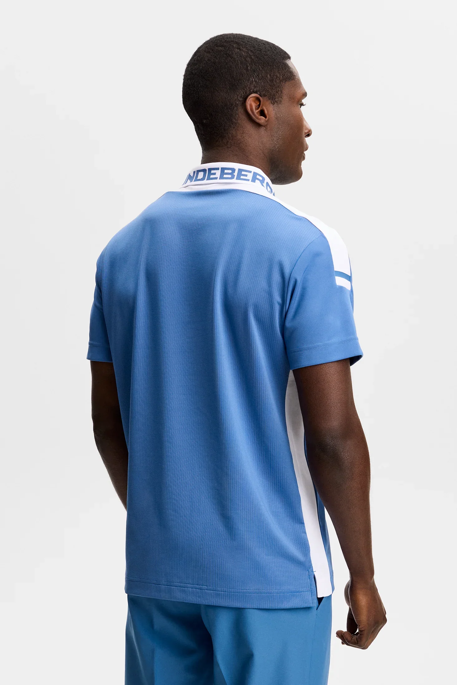J.LINDEBERG Bo Polo Shirt – Men’s – Federal Blue - Image 2