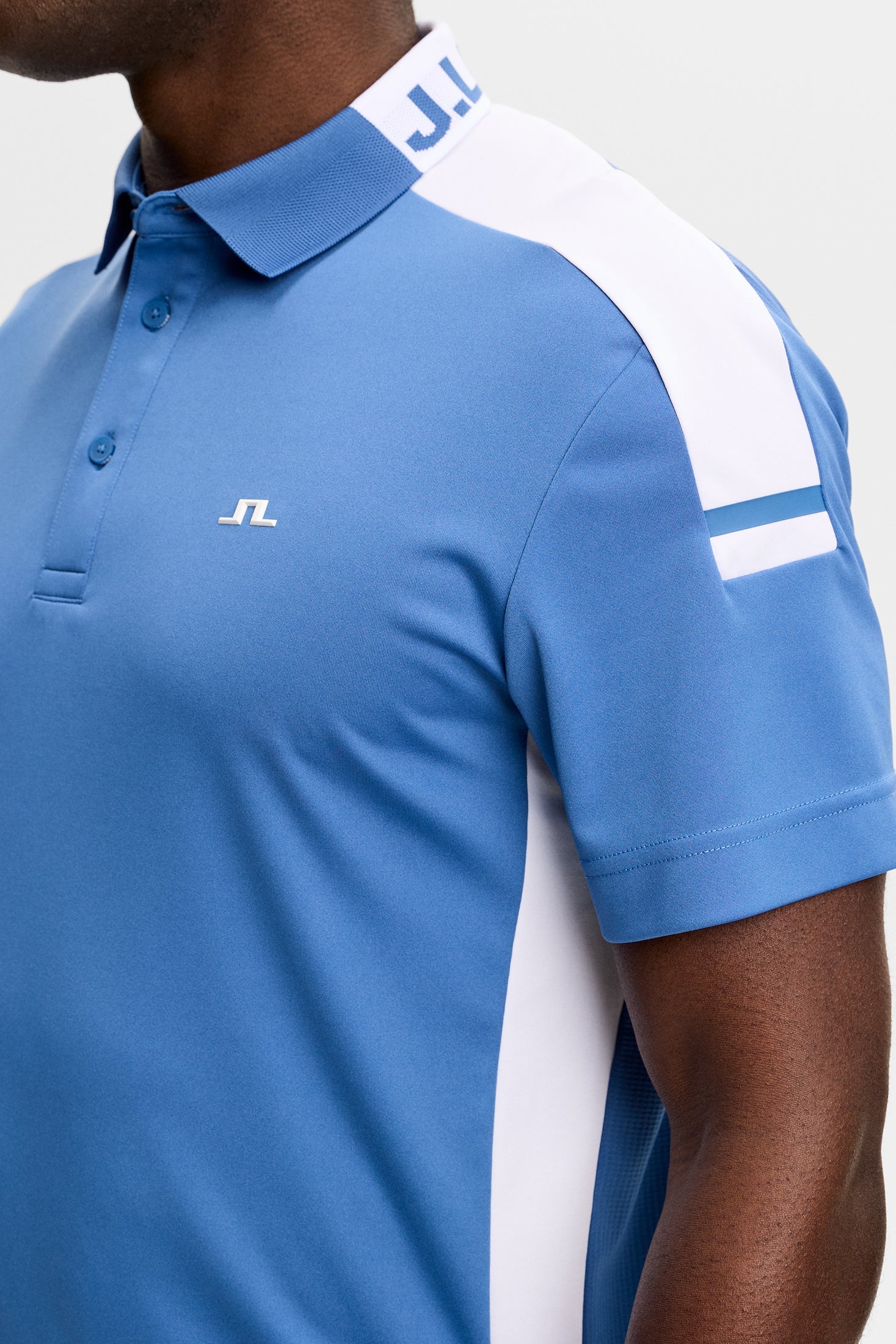 J.LINDEBERG Bo Polo Shirt – Men’s – Federal Blue - Image 3