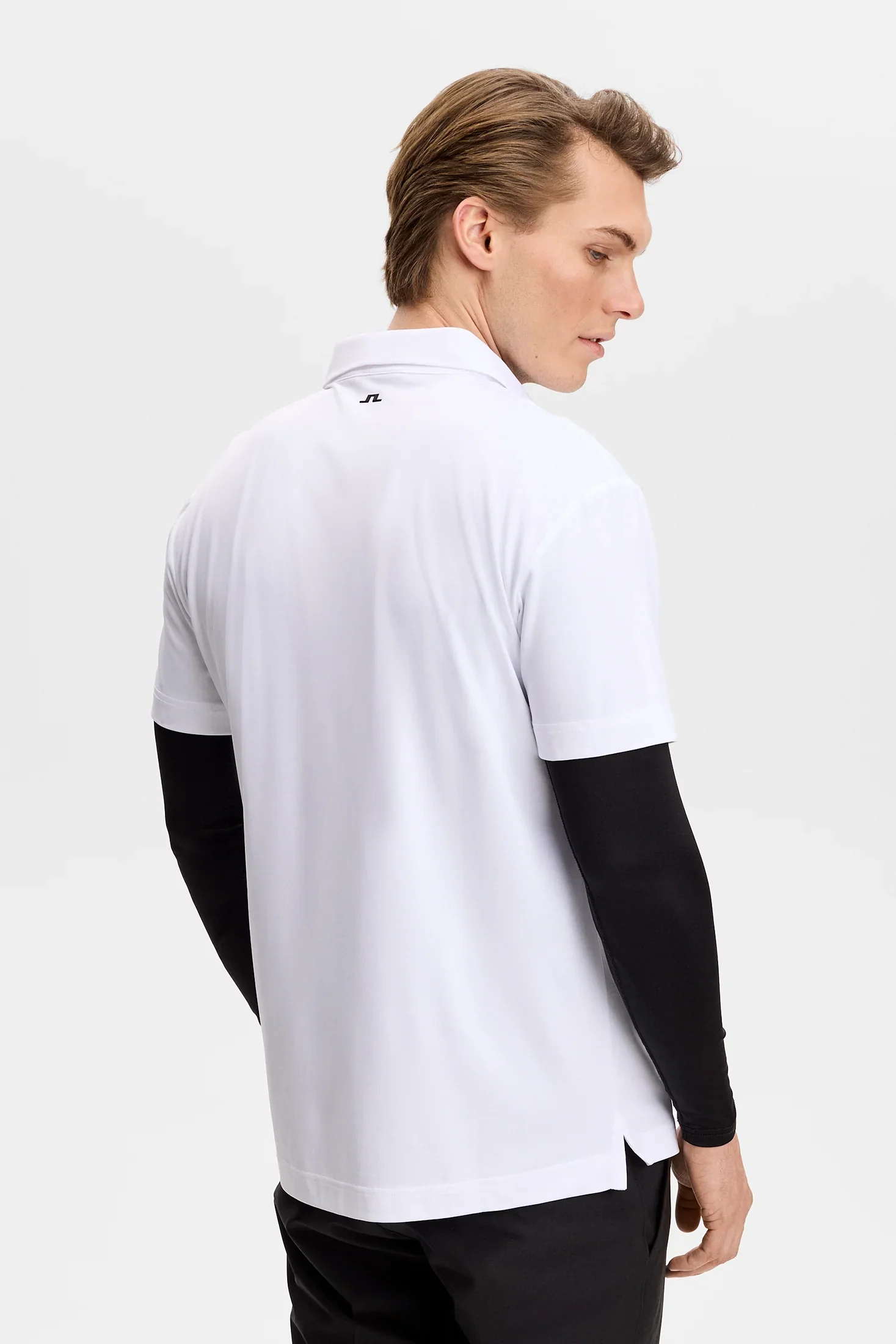 J.LINDEBERG Bridge Polo Shirt – Men’s Regular Fit – White - Image 2