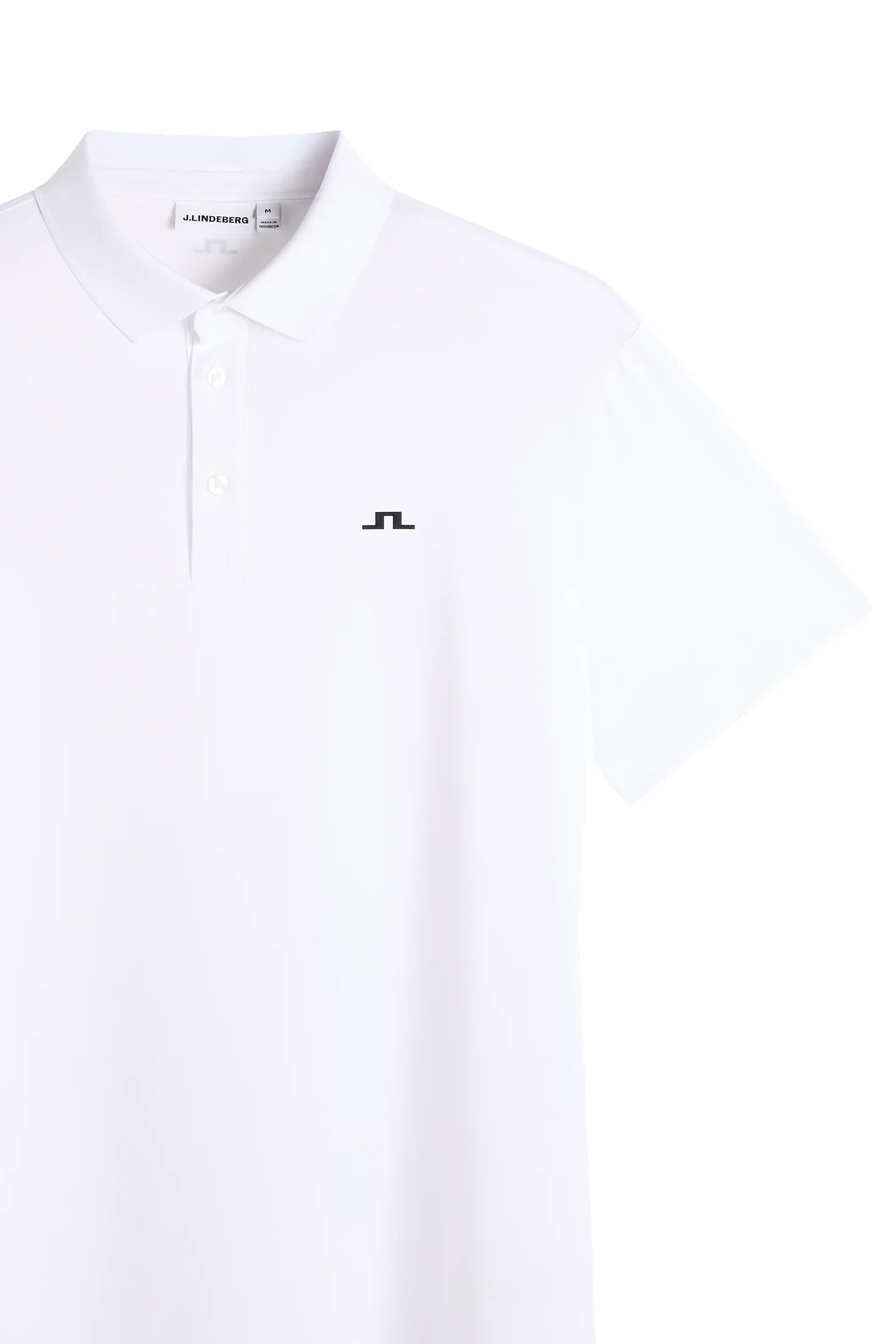 J.LINDEBERG Bridge Polo Shirt – Men’s Regular Fit – White - Image 6