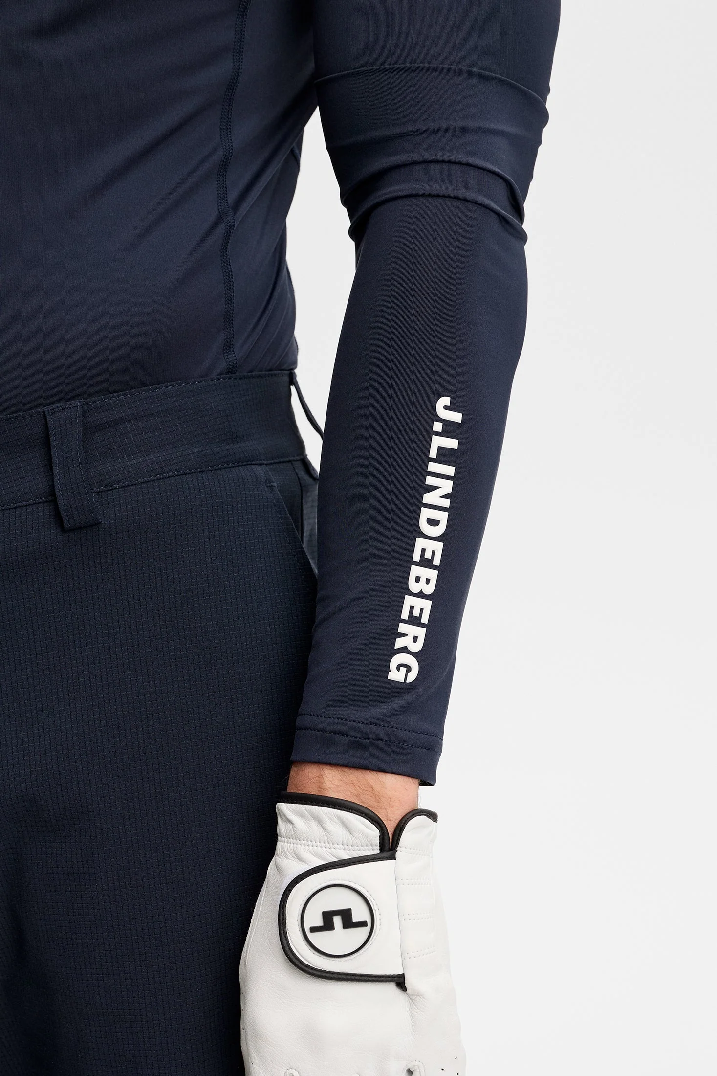J.LINDEBERG Ello Compression Top – Men’s – JL Navy - Image 3