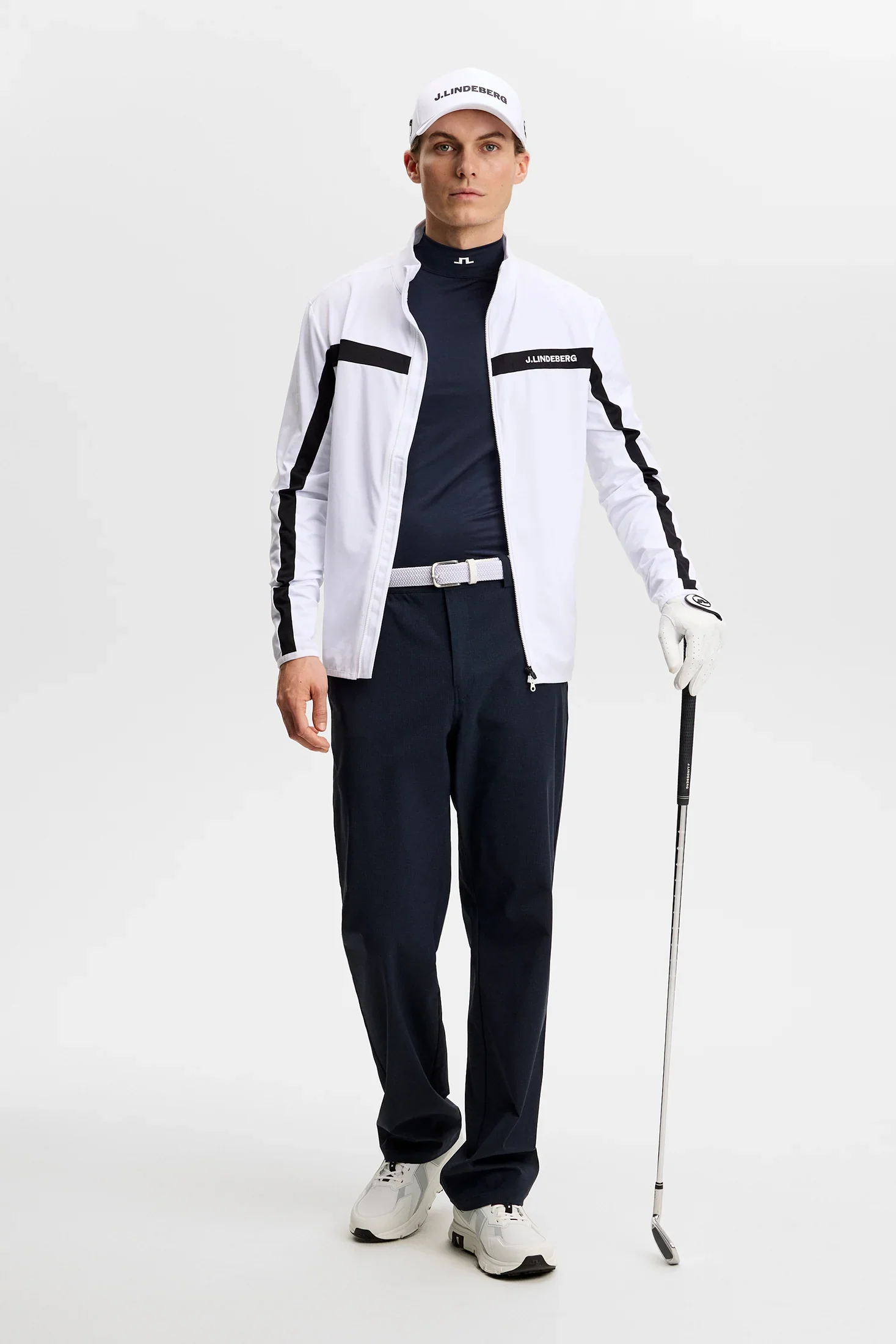 J.LINDEBERG Ello Compression Top – Men’s – JL Navy - Image 4