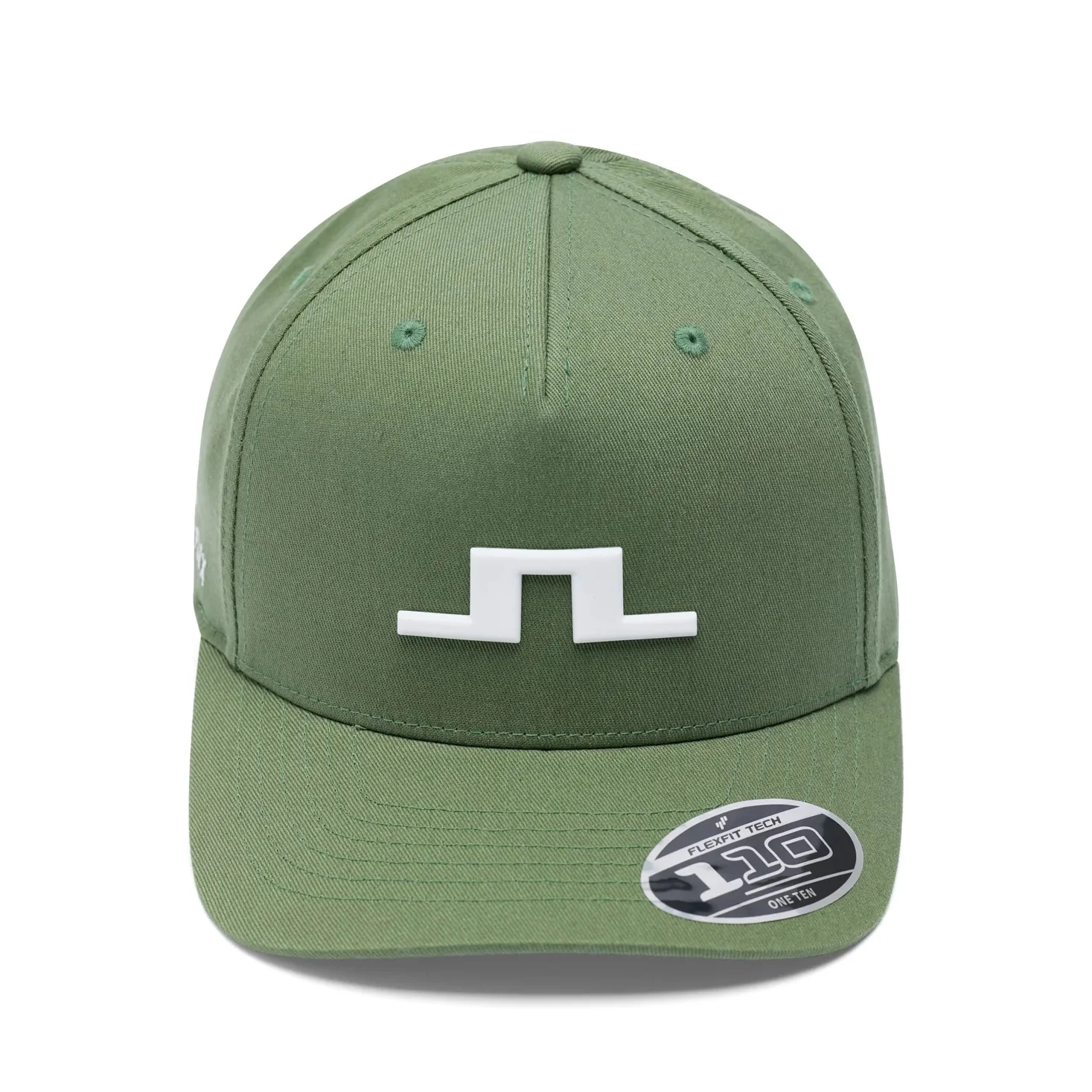 J.LINDEBERG Heath Cap – 3D Bridge Logo – Hedge Green - Image 3
