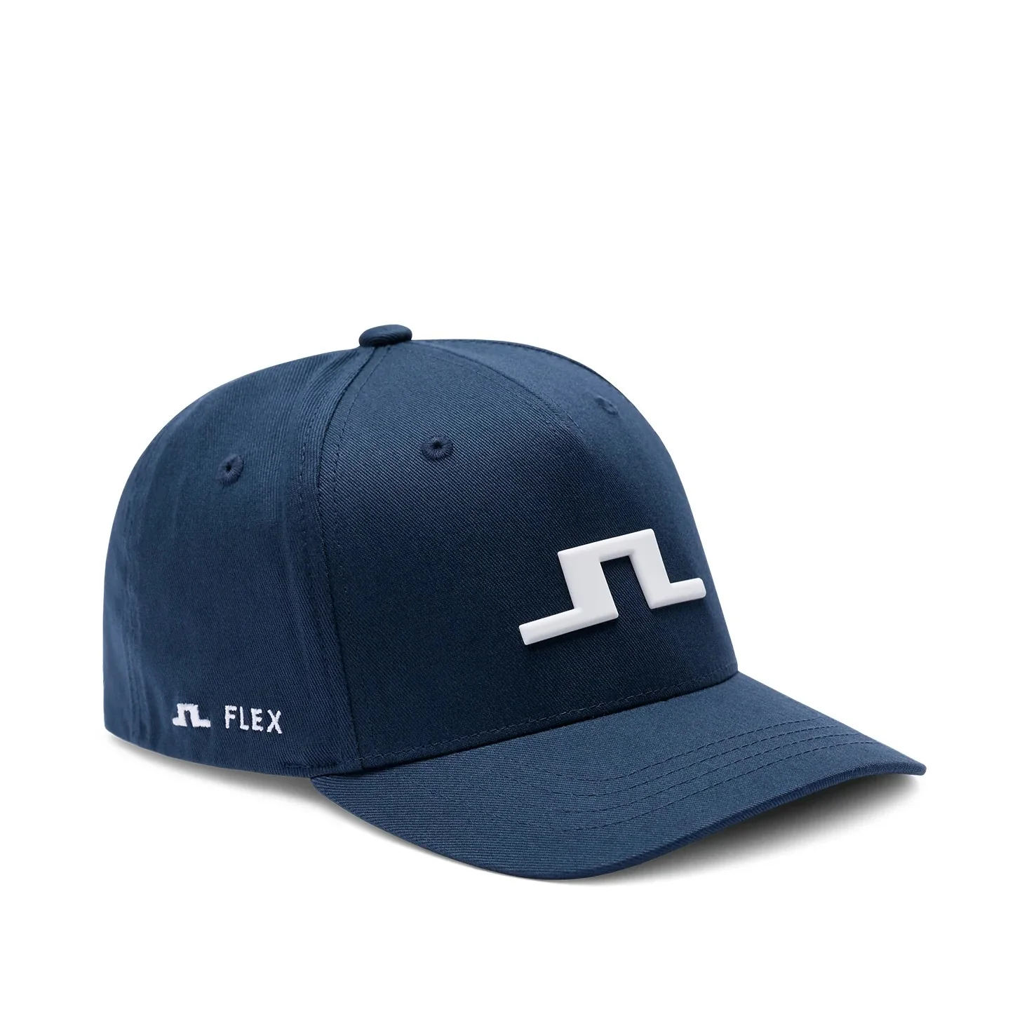 J.LINDEBERG Heath Cap – 3D Bridge Logo – JL Navy - Image 3