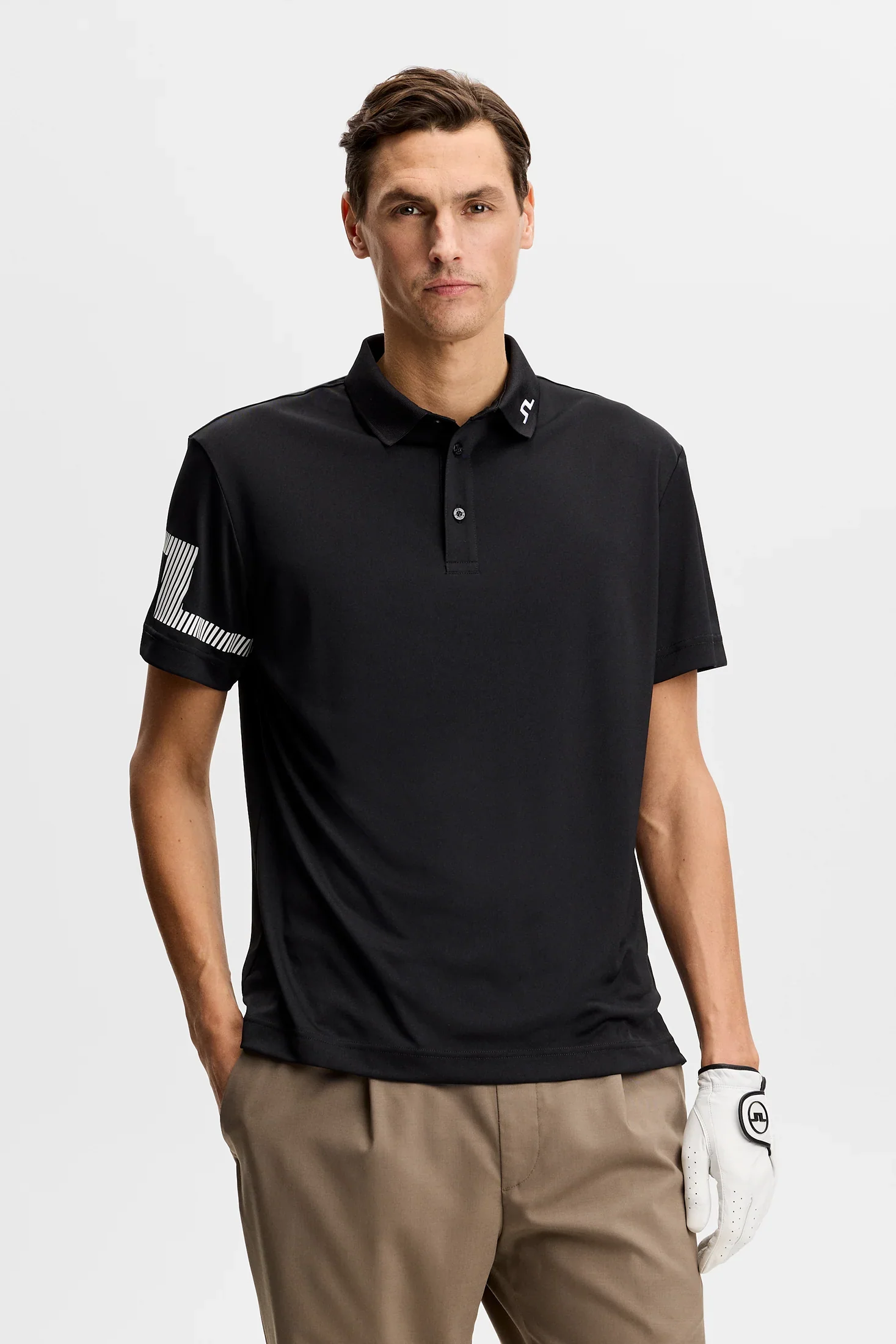 J.LINDEBERG Heath Polo Shirt – Men’s – Black
