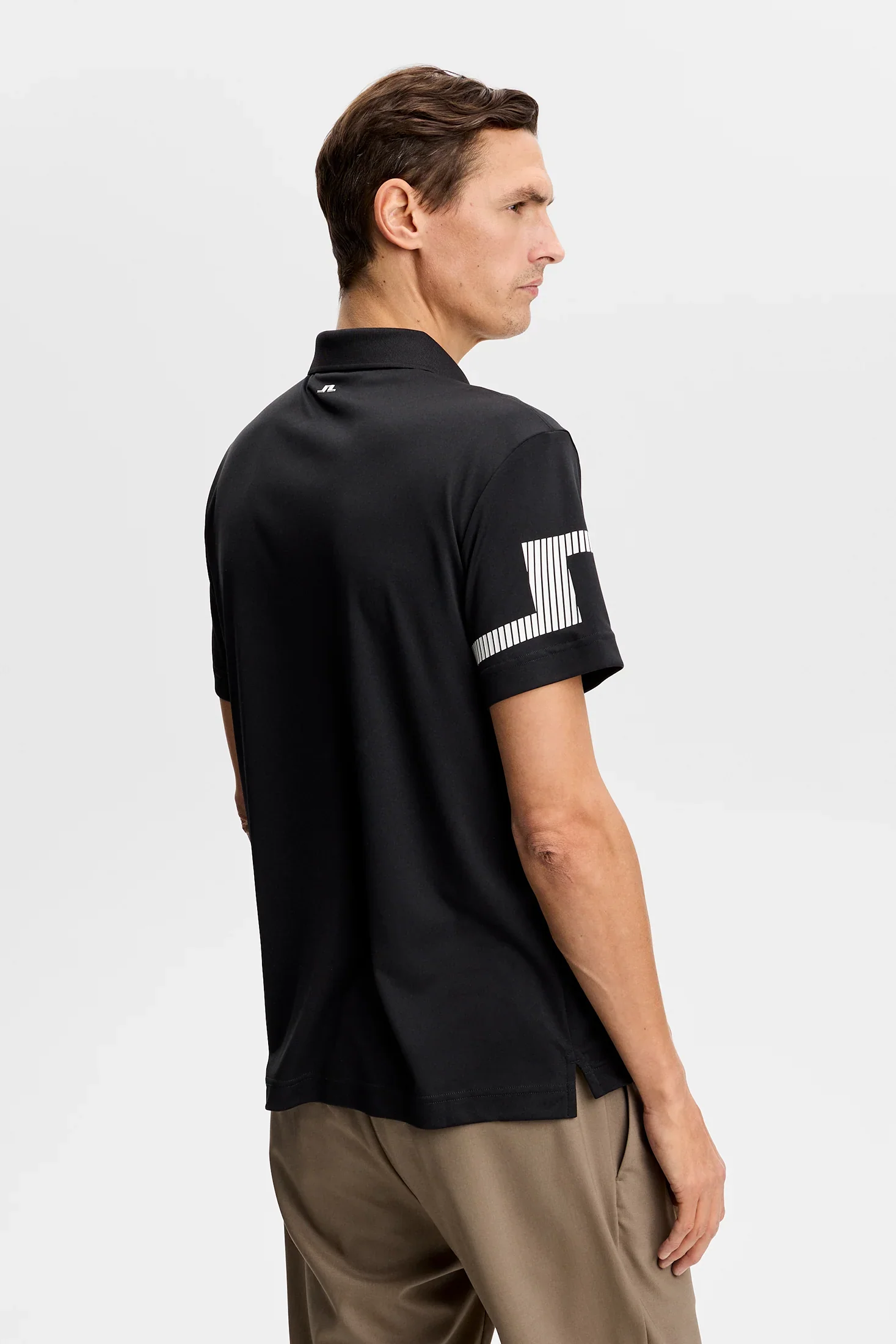 J.LINDEBERG Heath Polo Shirt – Men’s – Black - Image 2