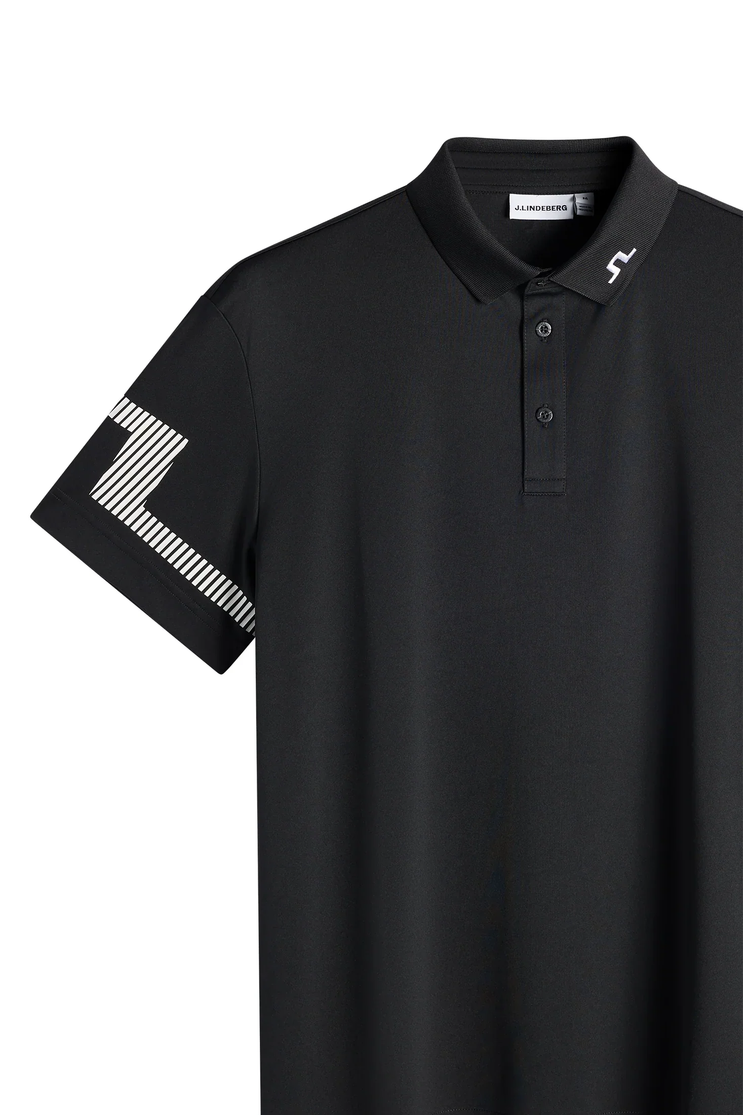 J.LINDEBERG Heath Polo Shirt – Men’s – Black - Image 5