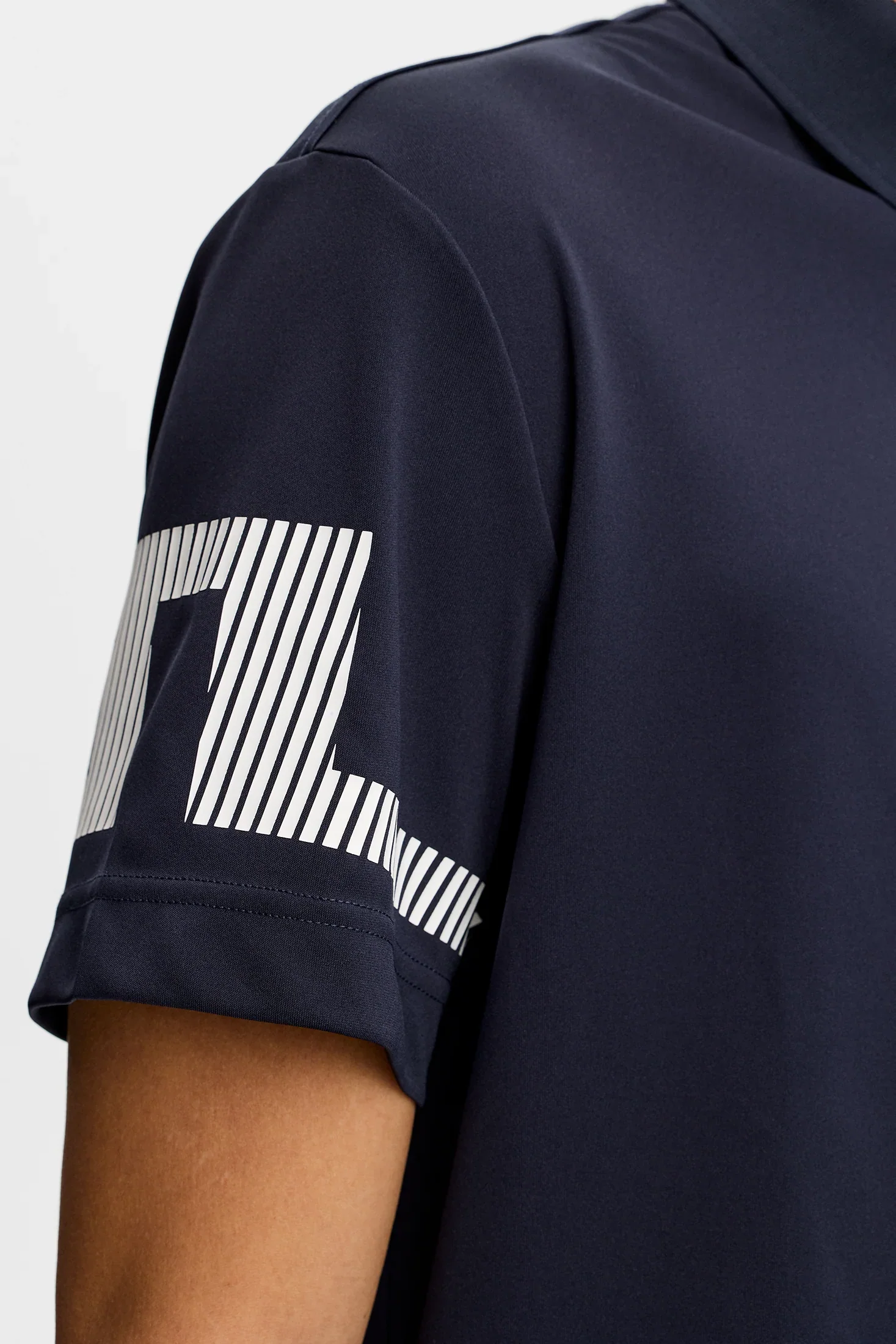 J.LINDEBERG Heath Polo Shirt – Men’s – Navy - Image 3