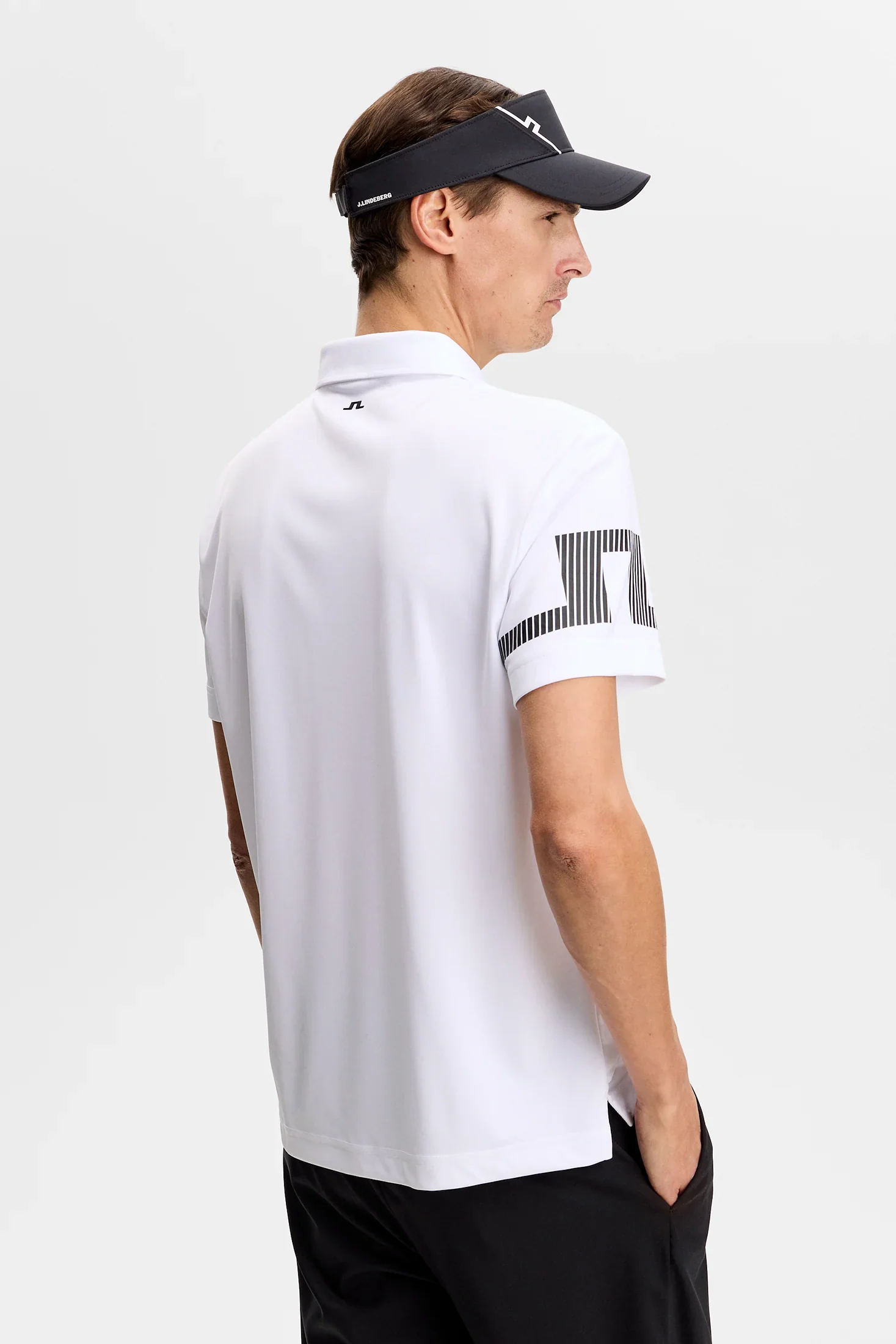 J.LINDEBERG Heath Polo Shirt – Men’s – White - Image 2