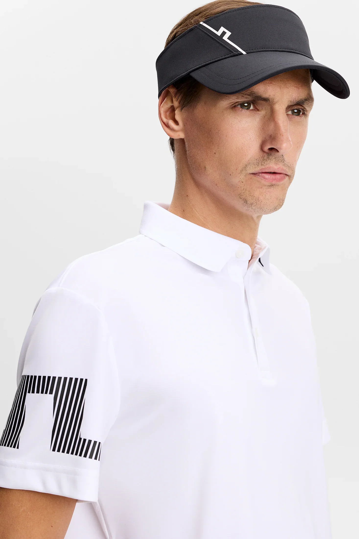 J.LINDEBERG Heath Polo Shirt – Men’s – White - Image 3