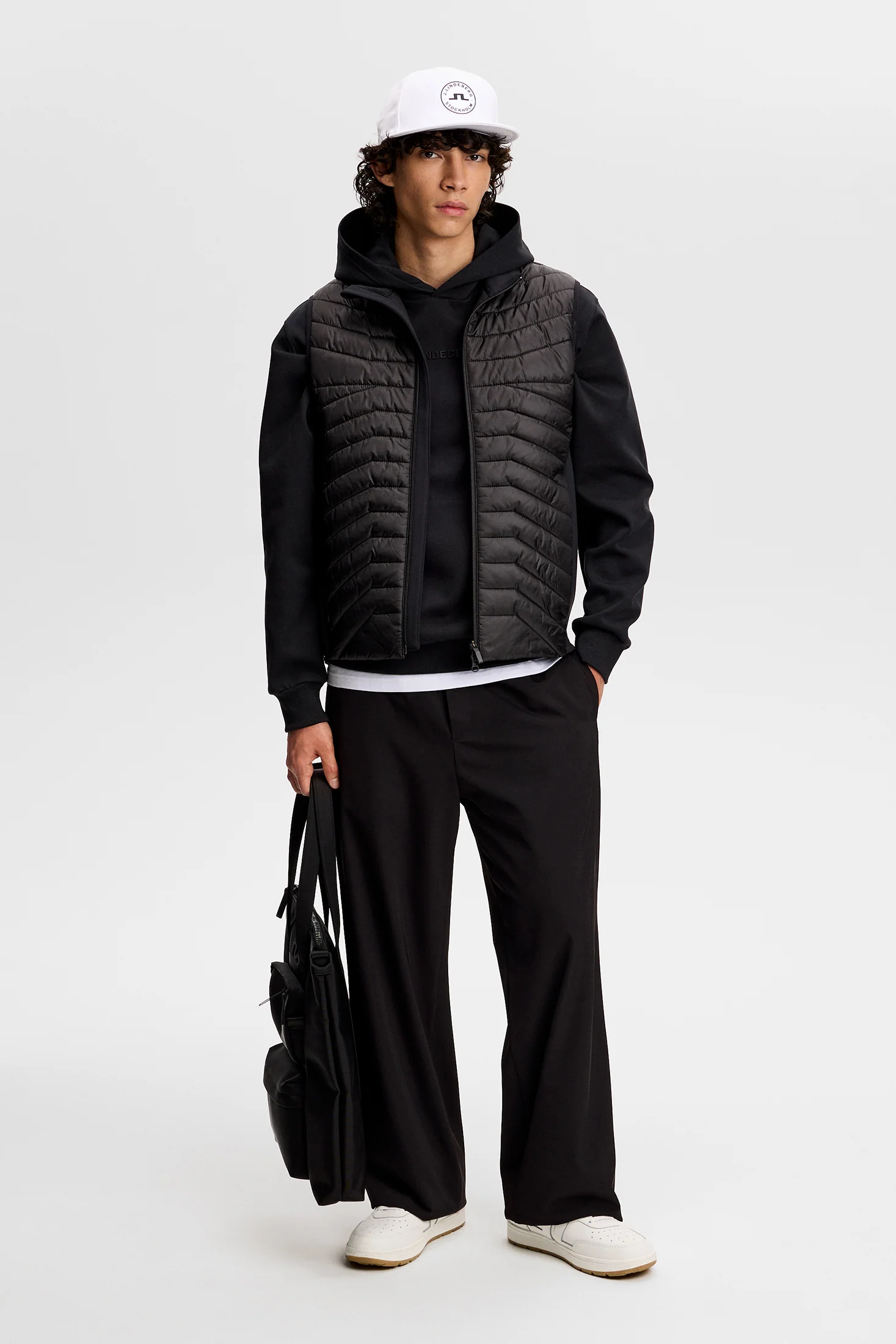 J.LINDEBERG Heyden Quilt Hybrid Gilet – Men’s – Black - Image 4