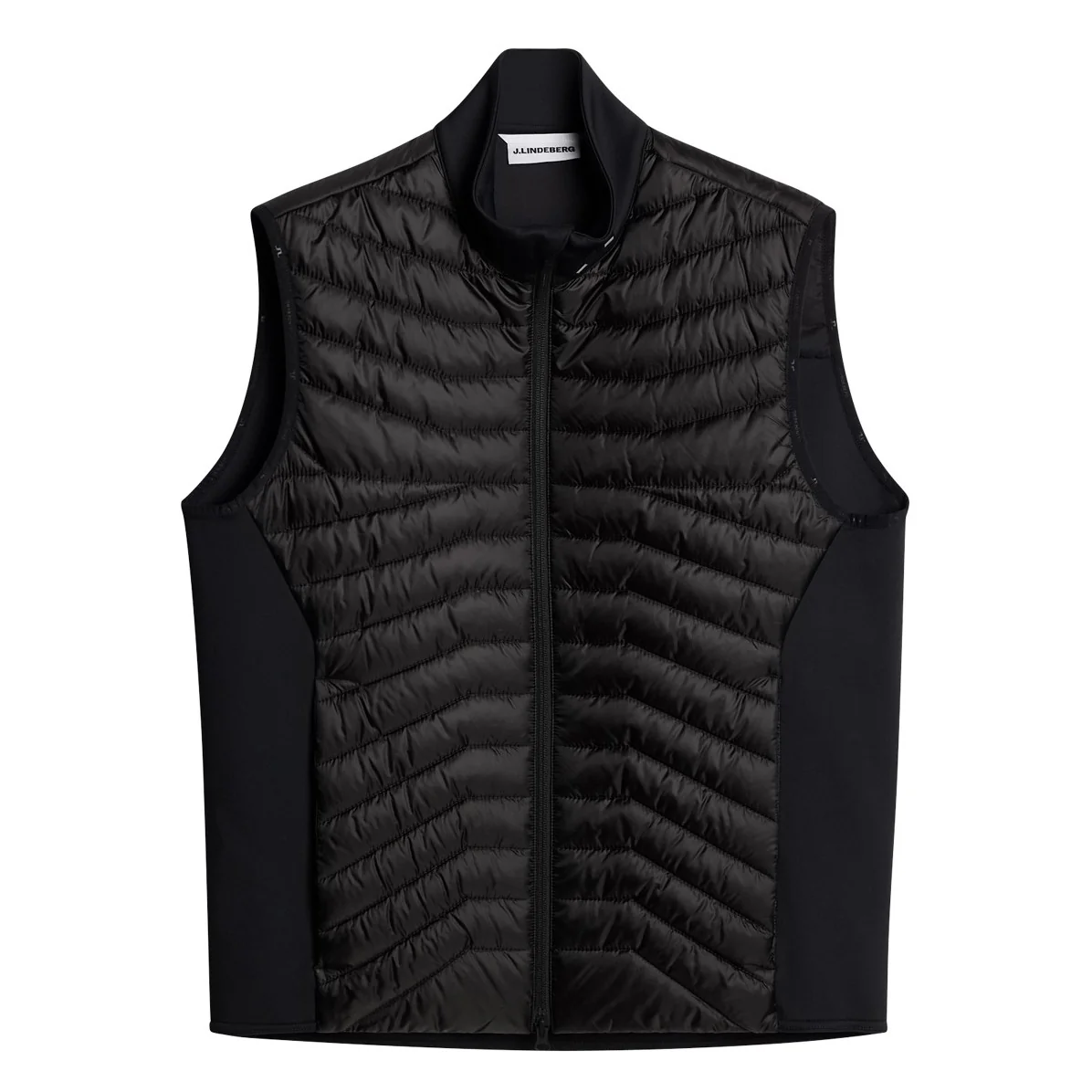 J.LINDEBERG Heyden Quilt Hybrid Gilet – Men’s – Black - Image 5