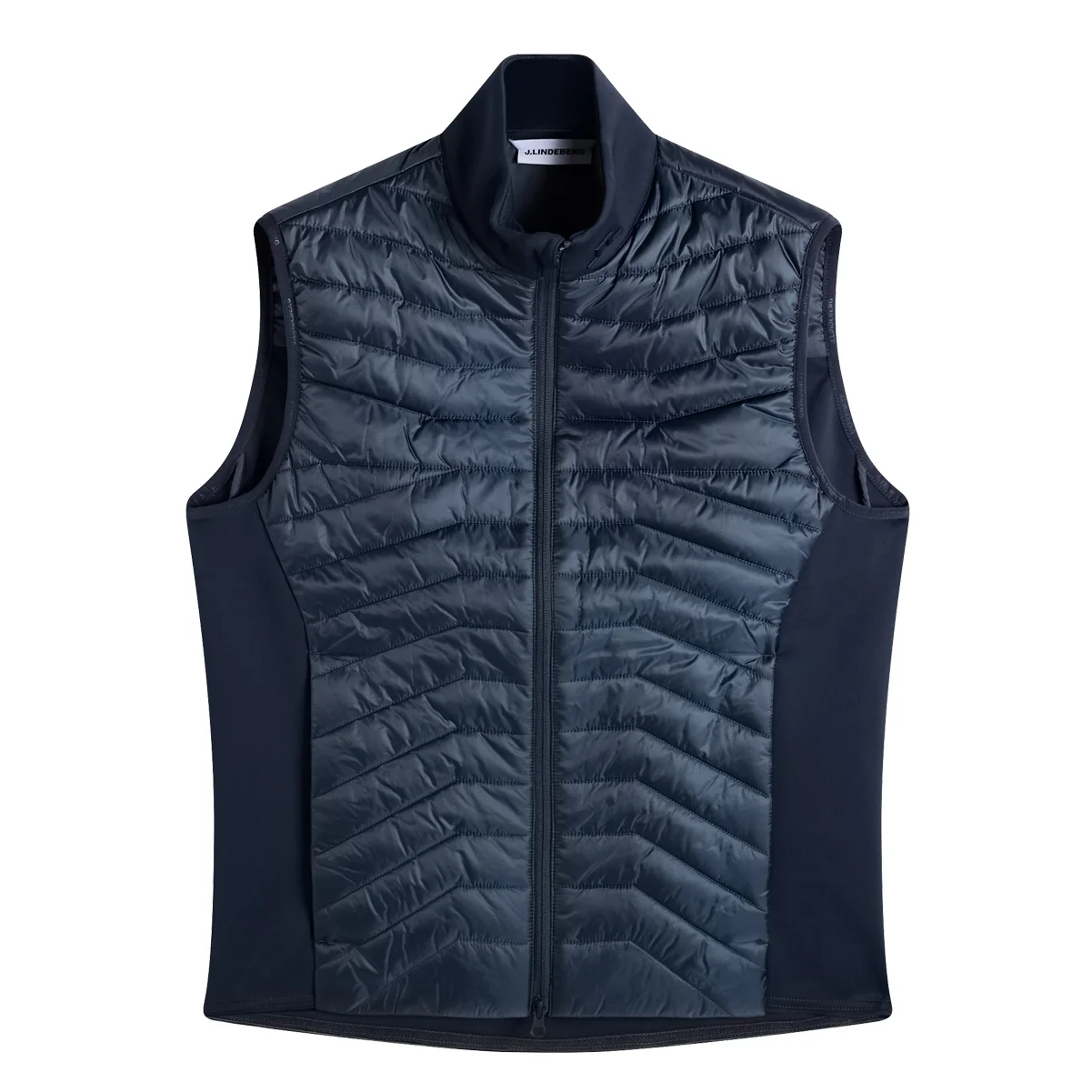 J.LINDEBERG Heyden Quilt Hybrid Gilet – Men’s – JL Navy - Image 5