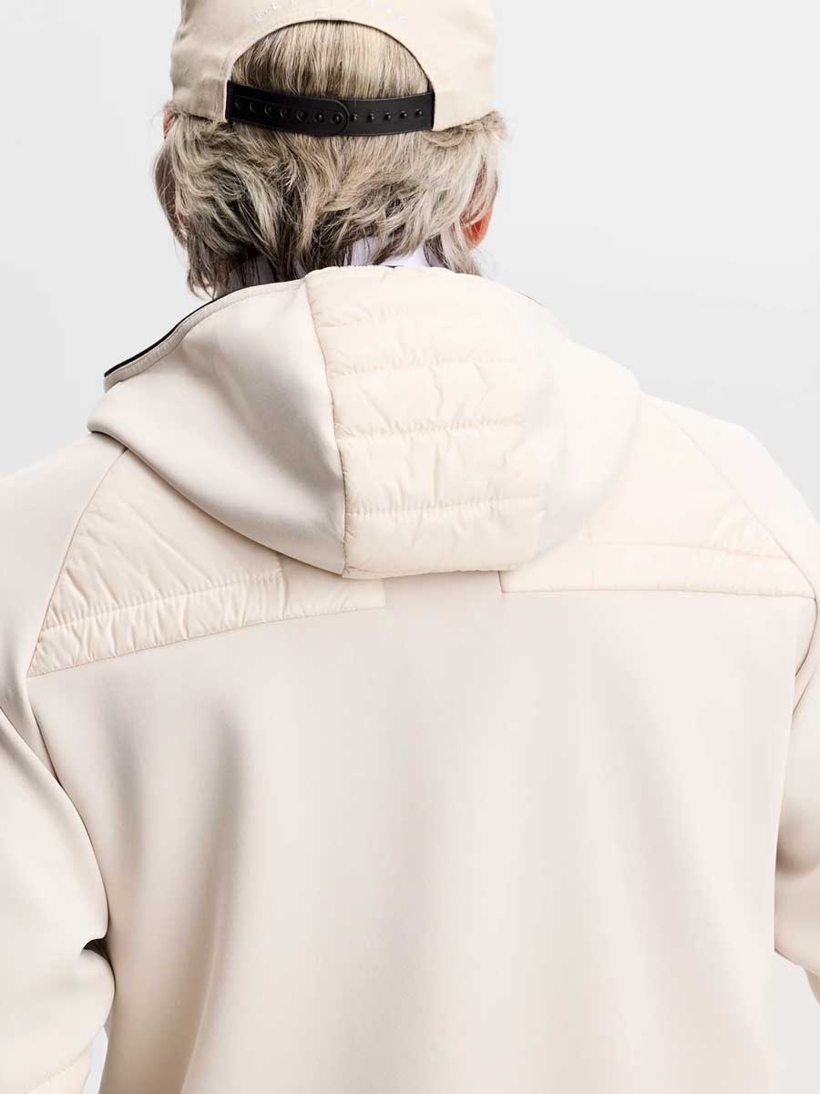J.LINDEBERG Heyden Quilt Hybrid Hood – Men’s – Moonbeam - Image 3