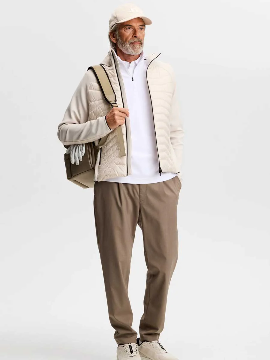J.LINDEBERG Heyden Quilt Hybrid Hood – Men’s – Moonbeam - Image 4