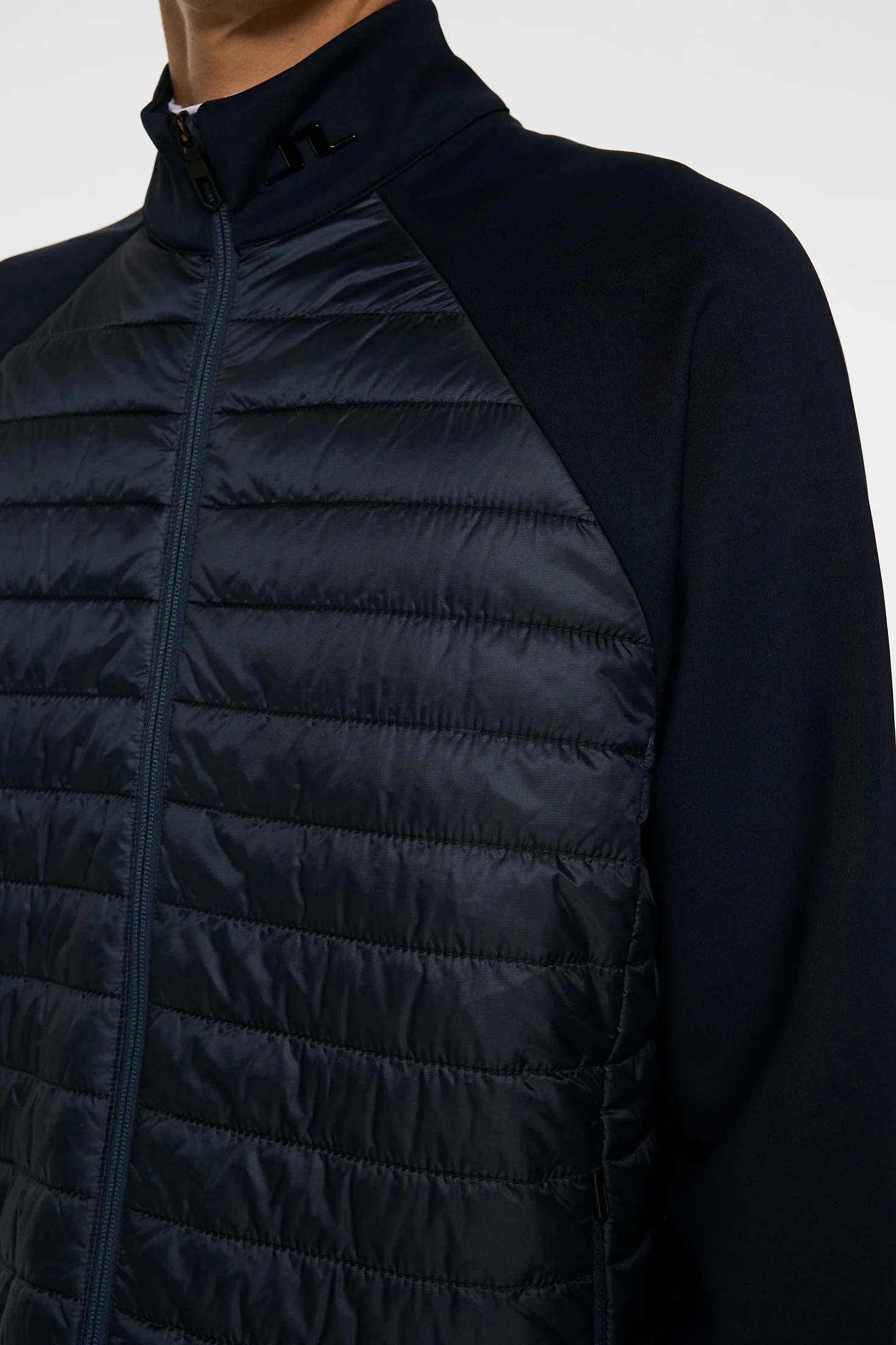 J.LINDEBERG Heyden Quilt Hybrid Jacket – Men’s – JL Navy - Image 3