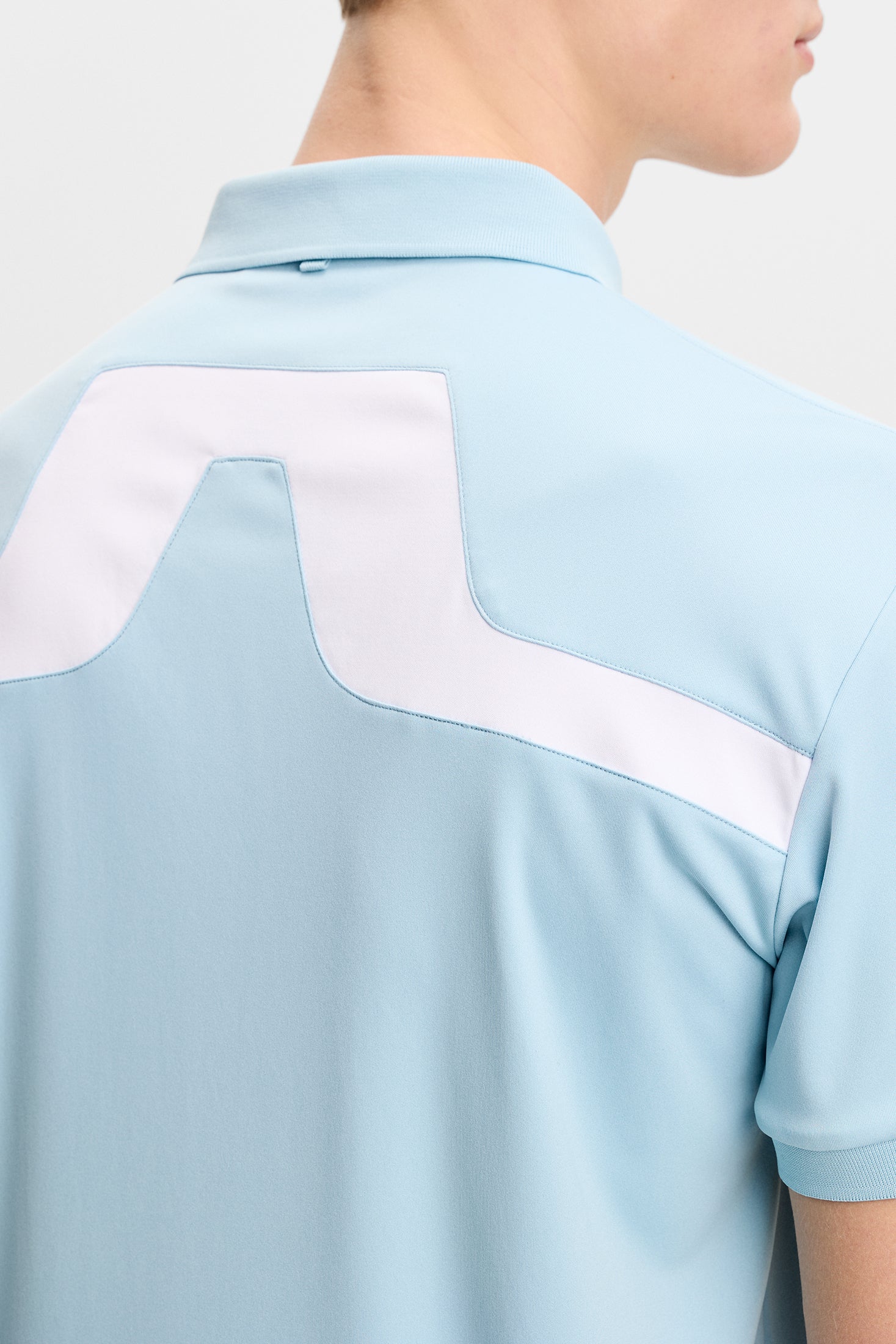 J.LINDEBERG KV Polo Shirt – Men’s – Forget Me Knot Blue - Image 3