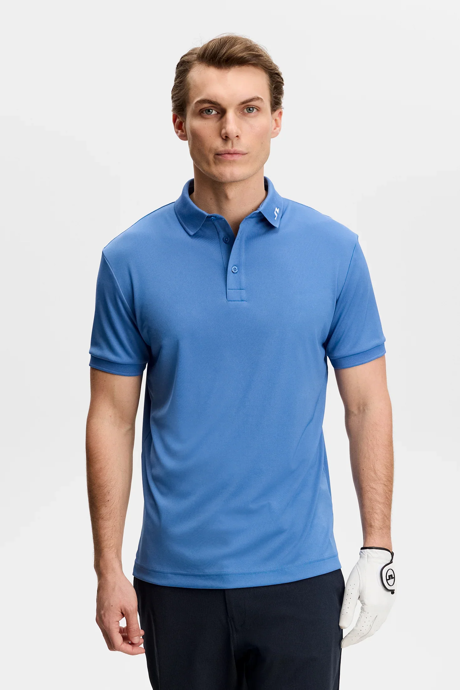 J.LINDEBERG KV Print Polo Shirt – Men’s – Federal Blue - Image 2