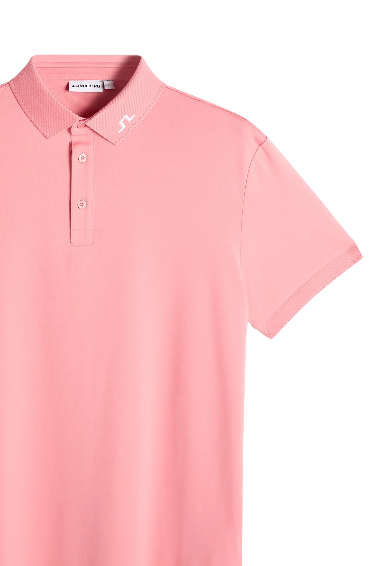 J.LINDEBERG KV Print Polo Shirt – Men’s – Flamingo Plume - Image 7