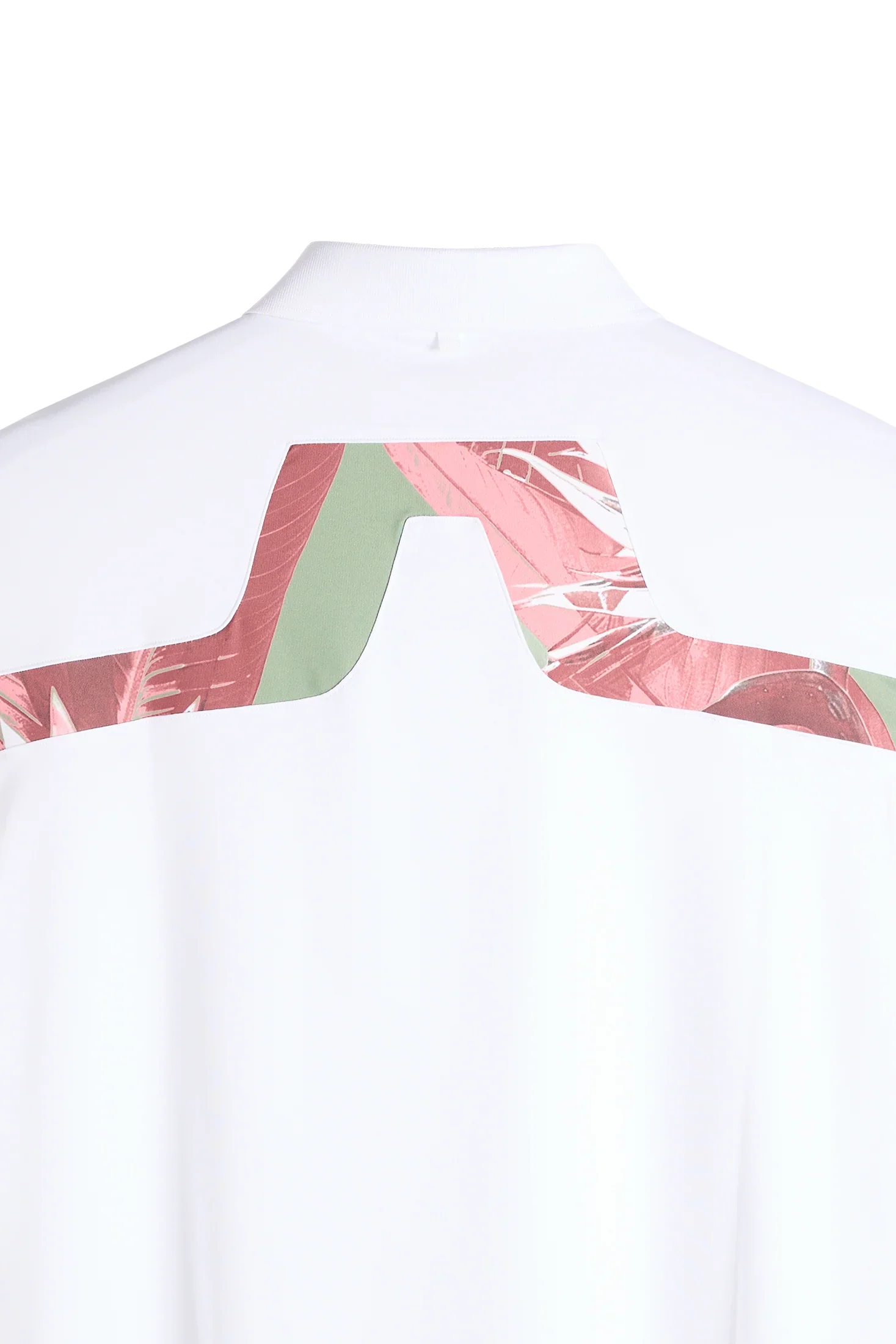 J.LINDEBERG KV Print Polo Shirt – Men’s – White / Paradise Hedge Green - Image 6