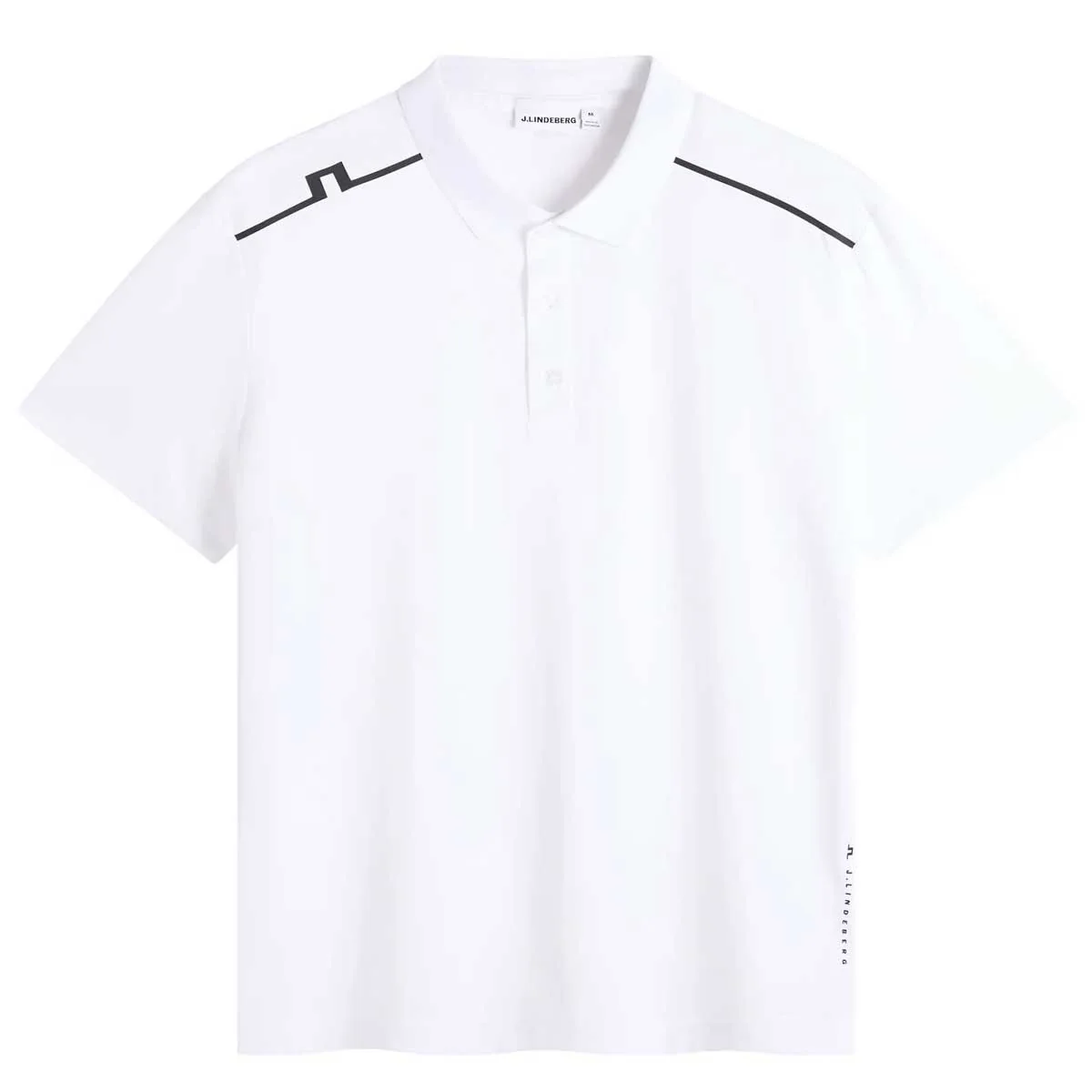 J.LINDEBERG Lionel Polo Shirt – Men’s Regular Fit – White - Image 5