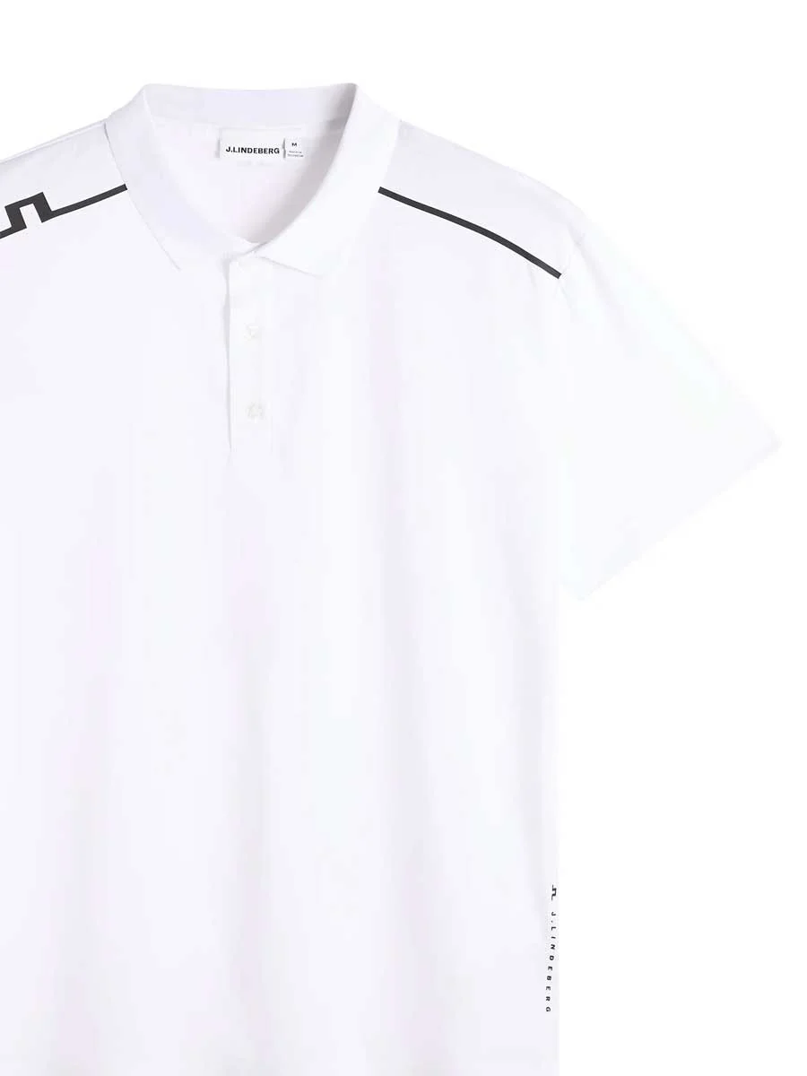 J.LINDEBERG Lionel Polo Shirt – Men’s Regular Fit – White - Image 6