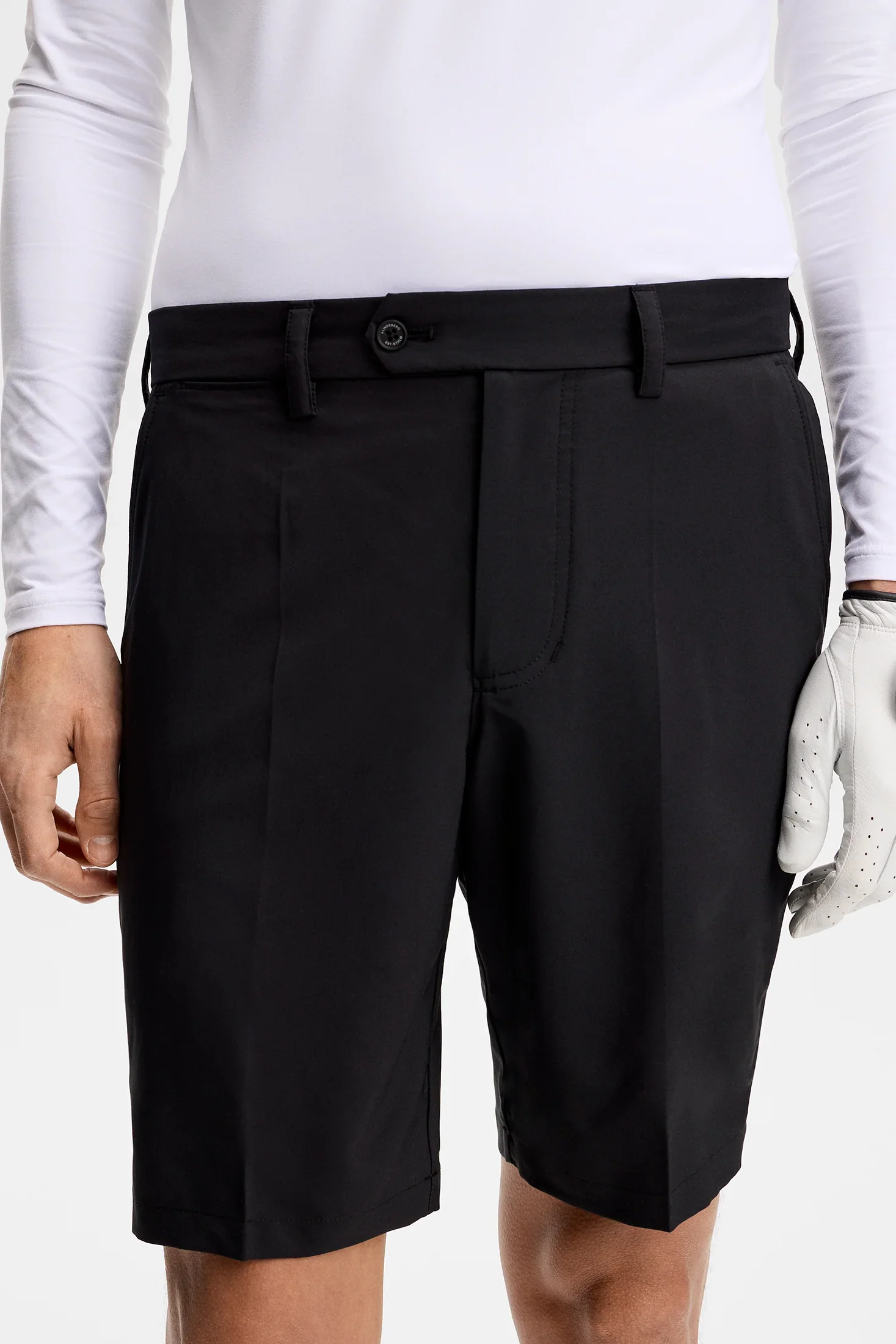 J.LINDEBERG Mitch Golf Shorts – Men’s – Black - Image 3