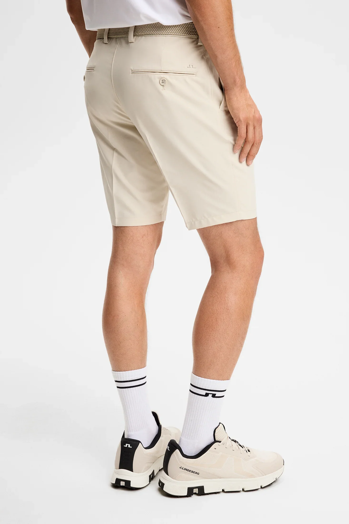 J.LINDEBERG Mitch Golf Shorts – Men’s – Moonbeam - Image 2