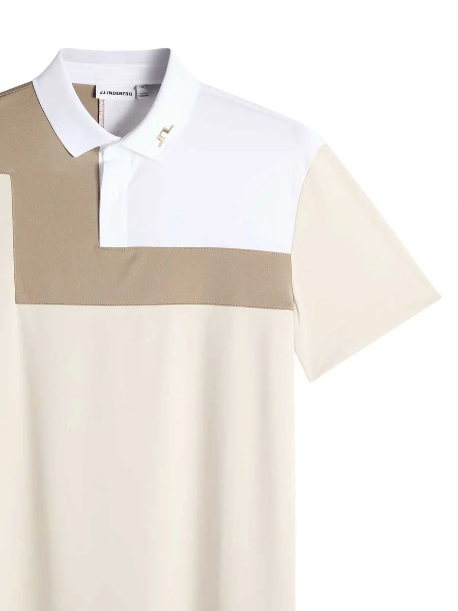 J.LINDEBERG Rody Polo Shirt – Men’s Regular Fit – Moonbeam - Image 8