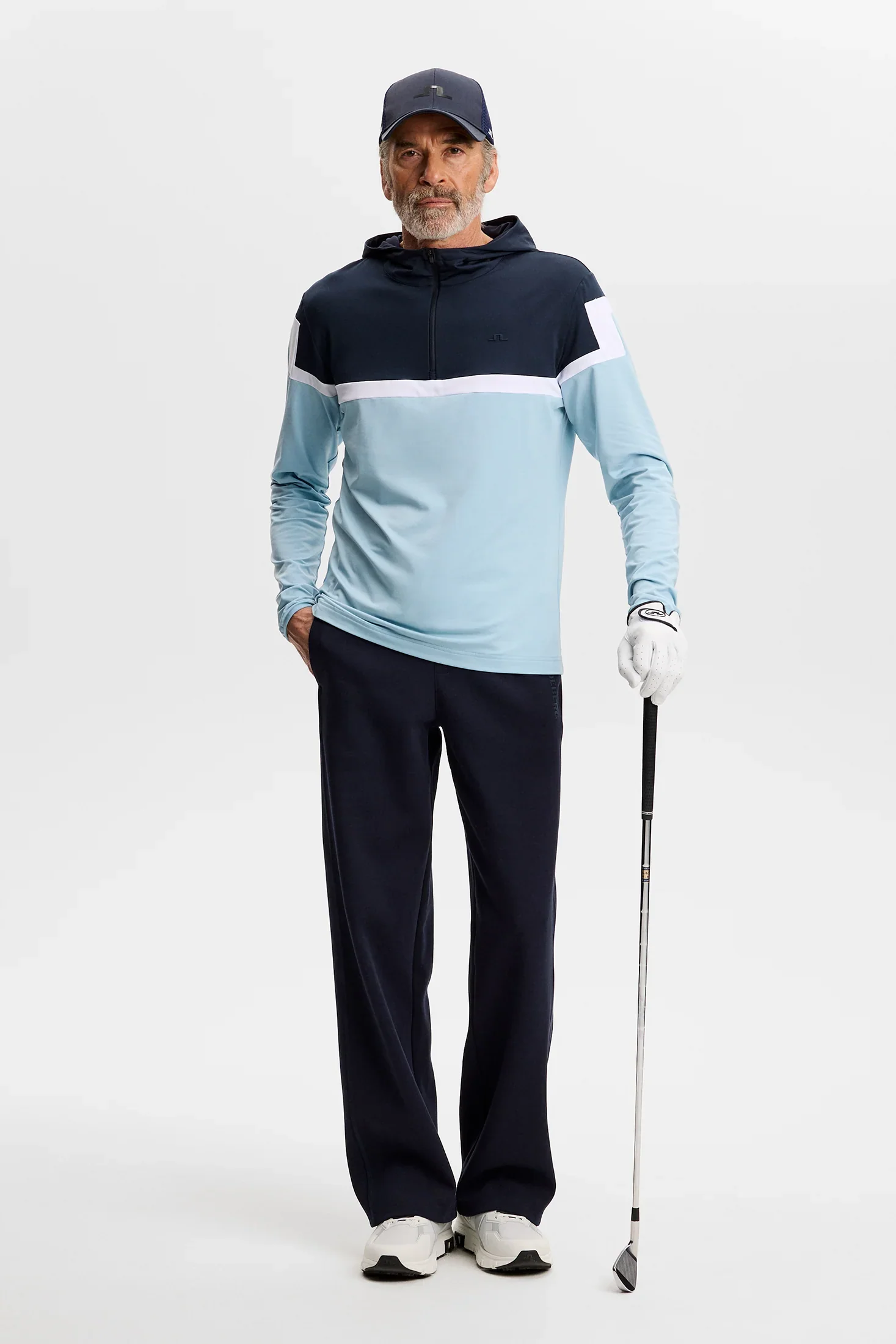 J.LINDEBERG Sole Hoodie – Men’s – JL Navy - Image 4
