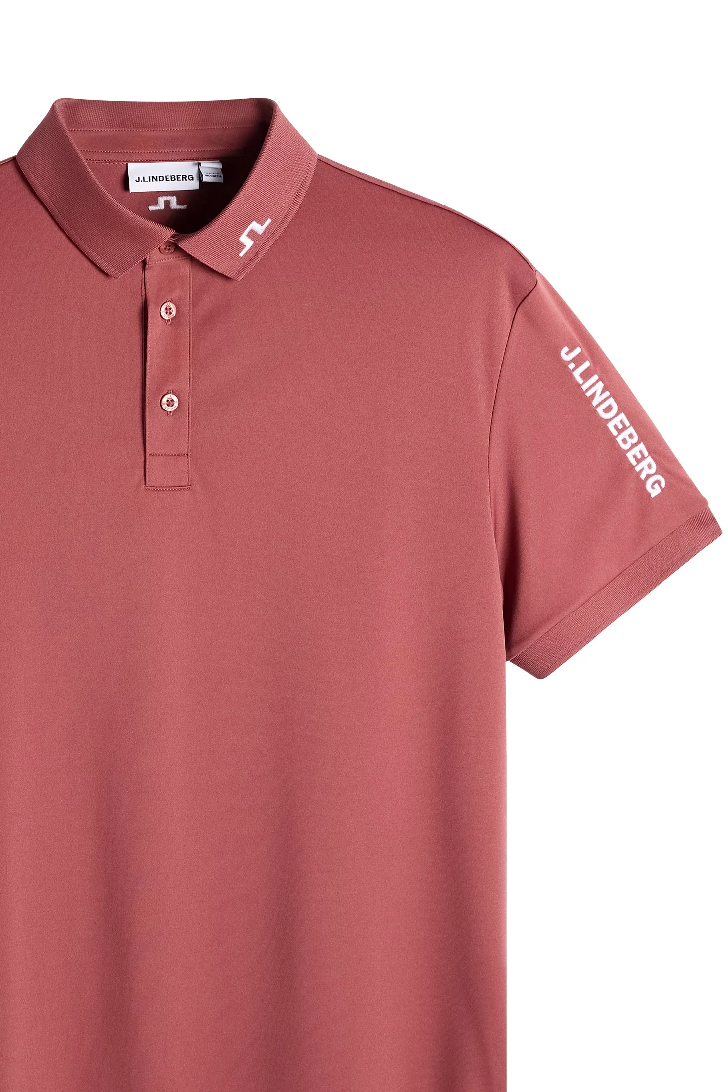 J.LINDEBERG Tour Tech Golf Polo Shirt – Men’s – Apple Butter - Image 5