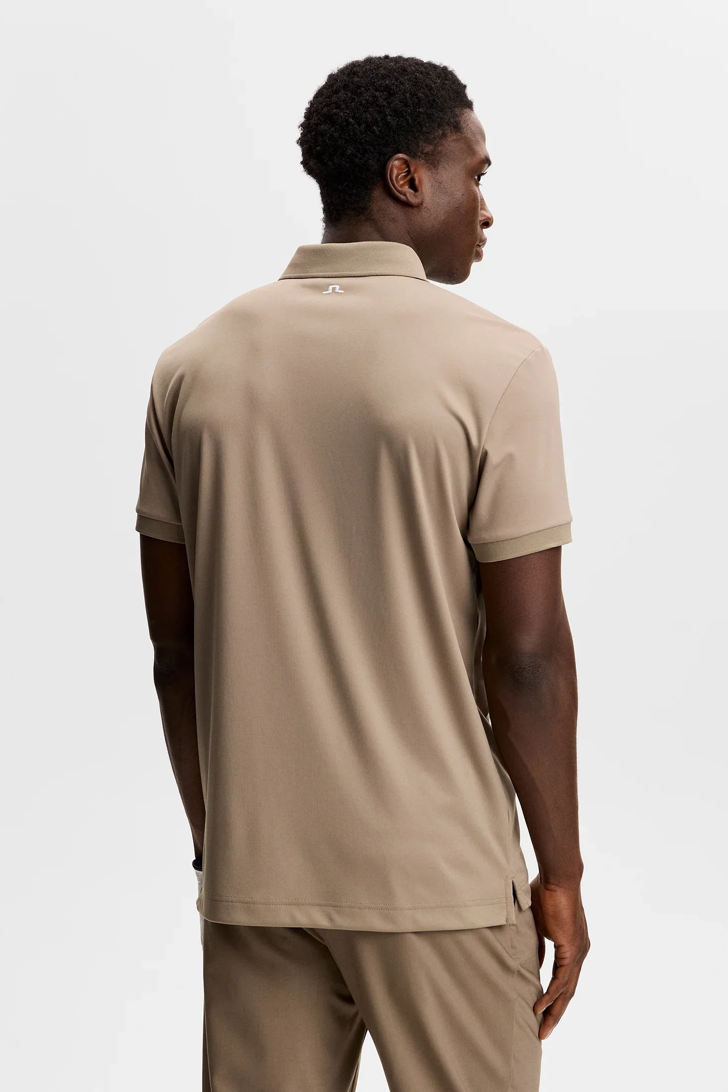 J.LINDEBERG Tour Tech Golf Polo Shirt – Men’s – Brindle - Image 3