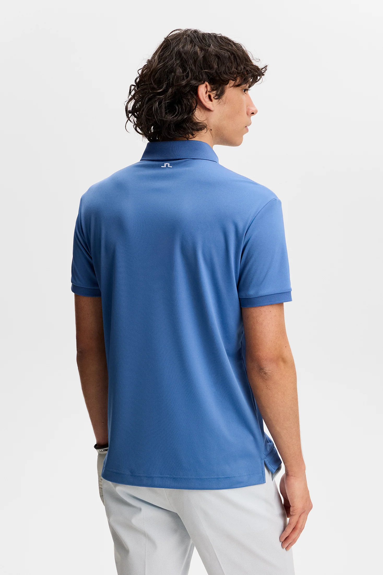 J.LINDEBERG Tour Tech Golf Polo Shirt – Men’s – Federal Blue - Image 2
