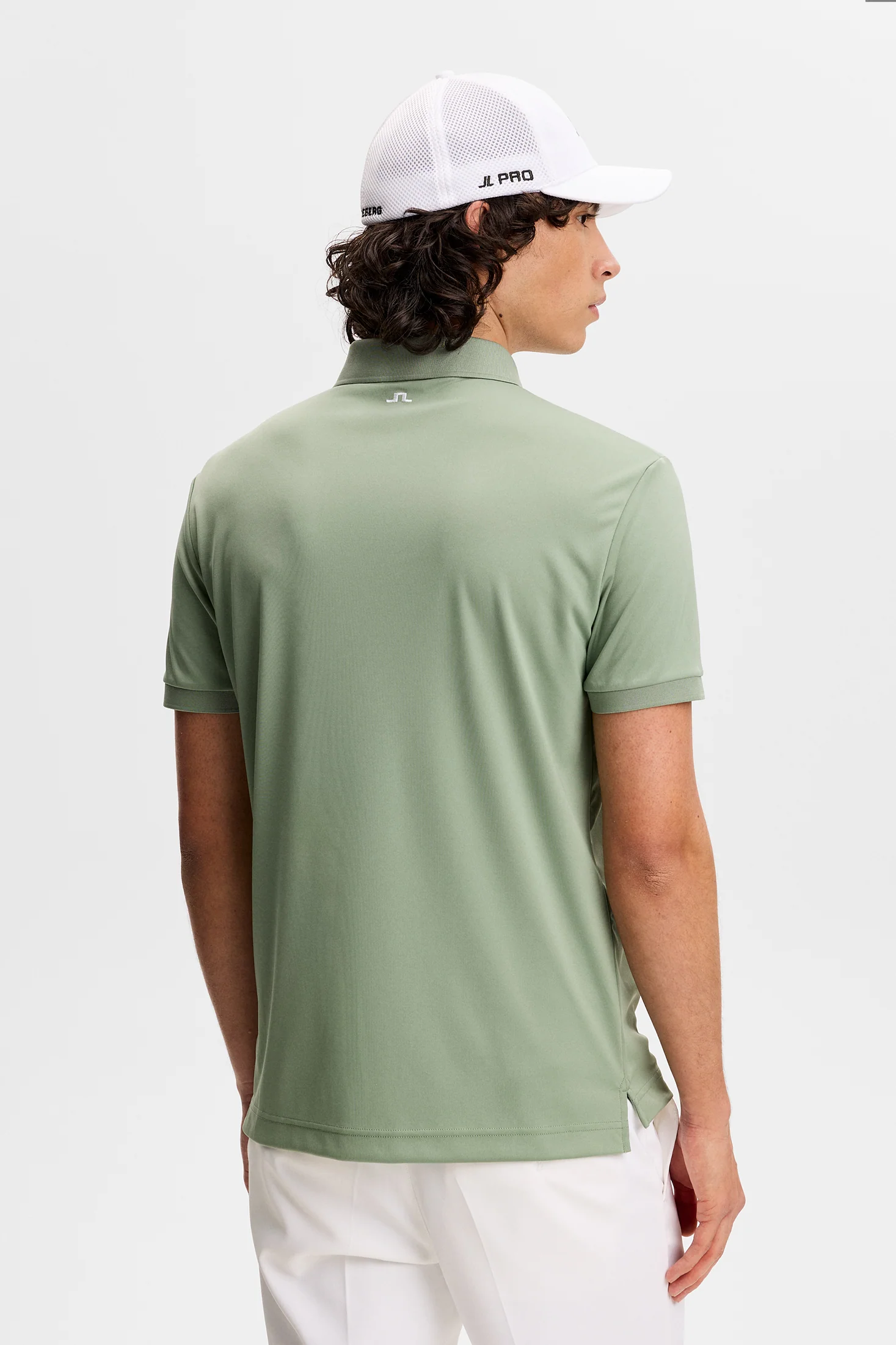 J.LINDEBERG Tour Tech Golf Polo Shirt – Men’s – Hedge Green - Image 2
