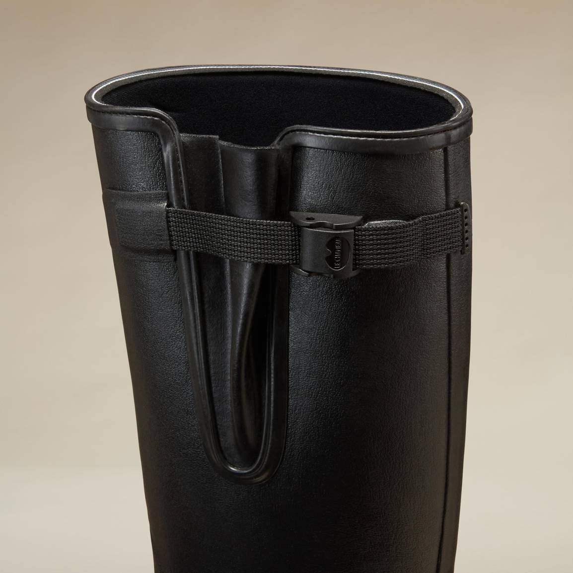 LE CHAMEAU Vierzon Boots - Mens Jersey Lined - Black - Image 2