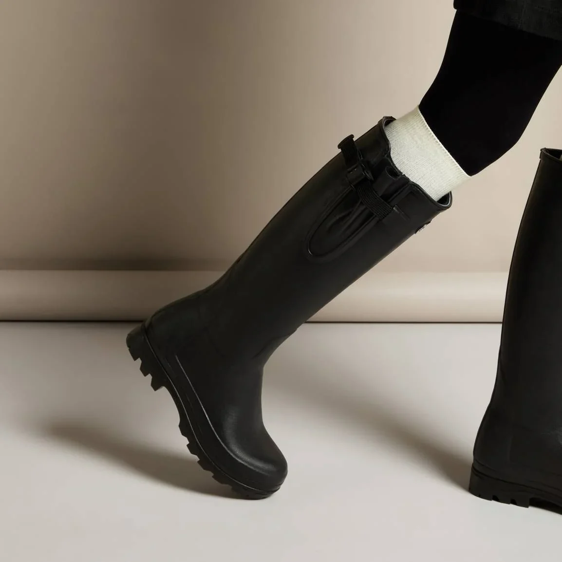 LE CHAMEAU Vierzonord Boots - Ladies Neoprene Lined - Black - Image 8
