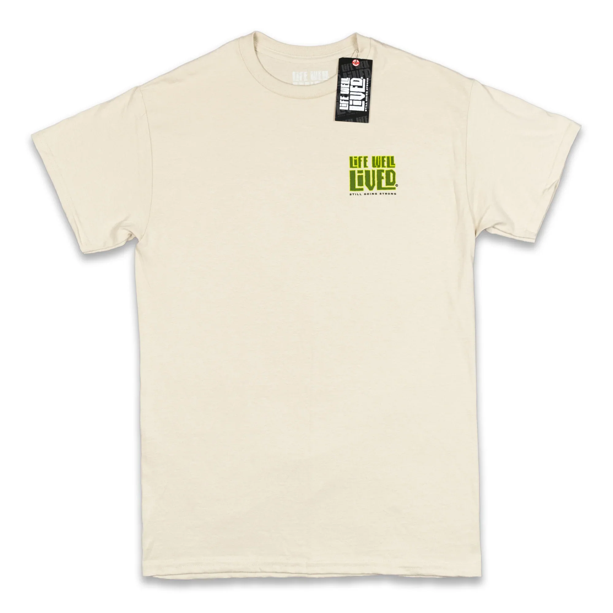 LIFE WELL LIVED Men's Soft Cotton T-Shirt - Bright Cider Life - Image 2
