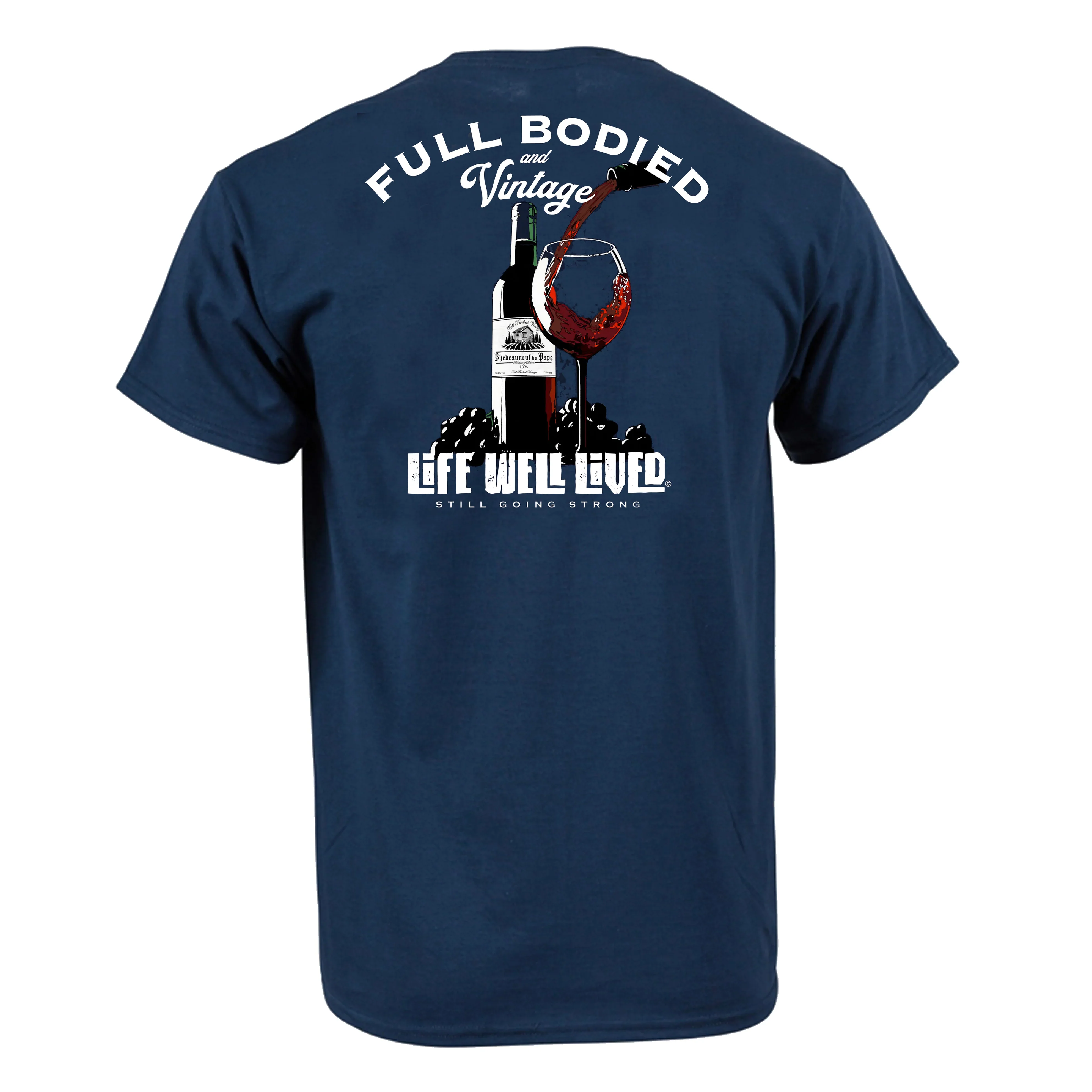 LIFE WELL LIVED Men's Soft Cotton T-Shirt - Full Bodied
