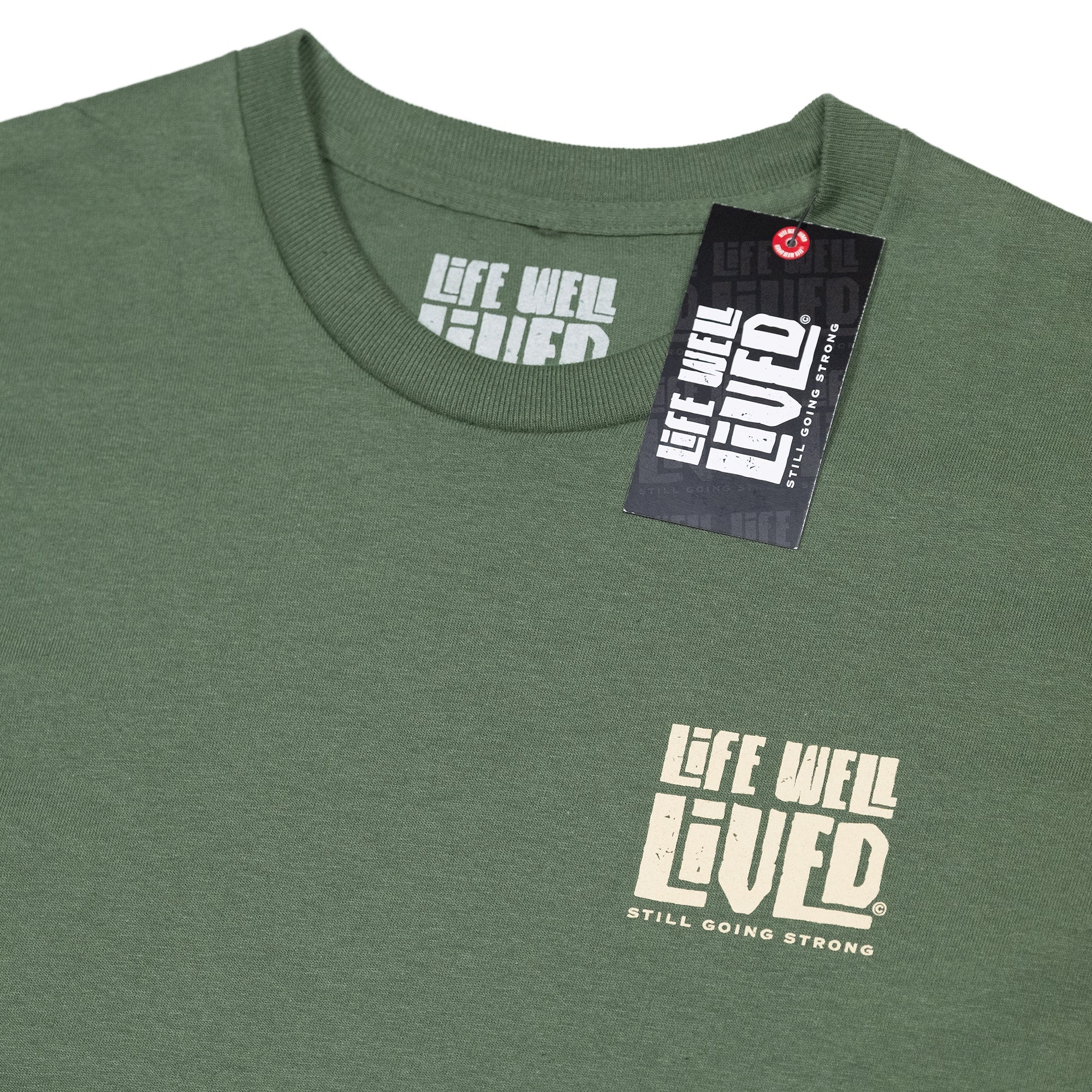 LIFE WELL LIVED Men's Soft Cotton T-Shirt - Gone Fishing - Image 4