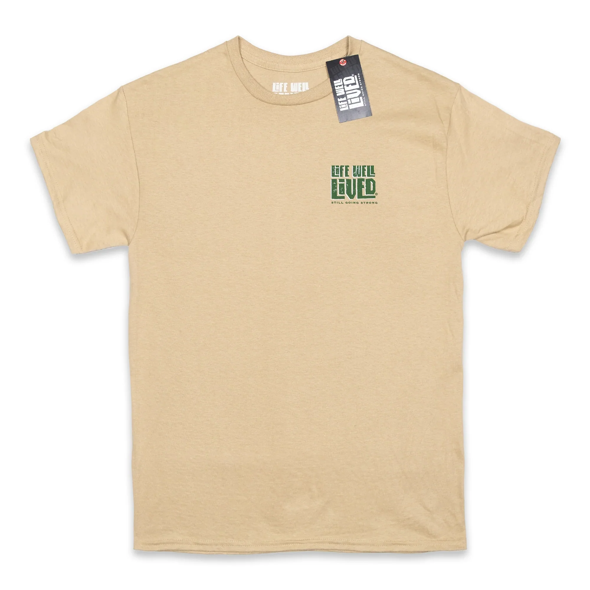 LIFE WELL LIVED Men's Soft Cotton T-Shirt - Hops & Dreams - Image 2