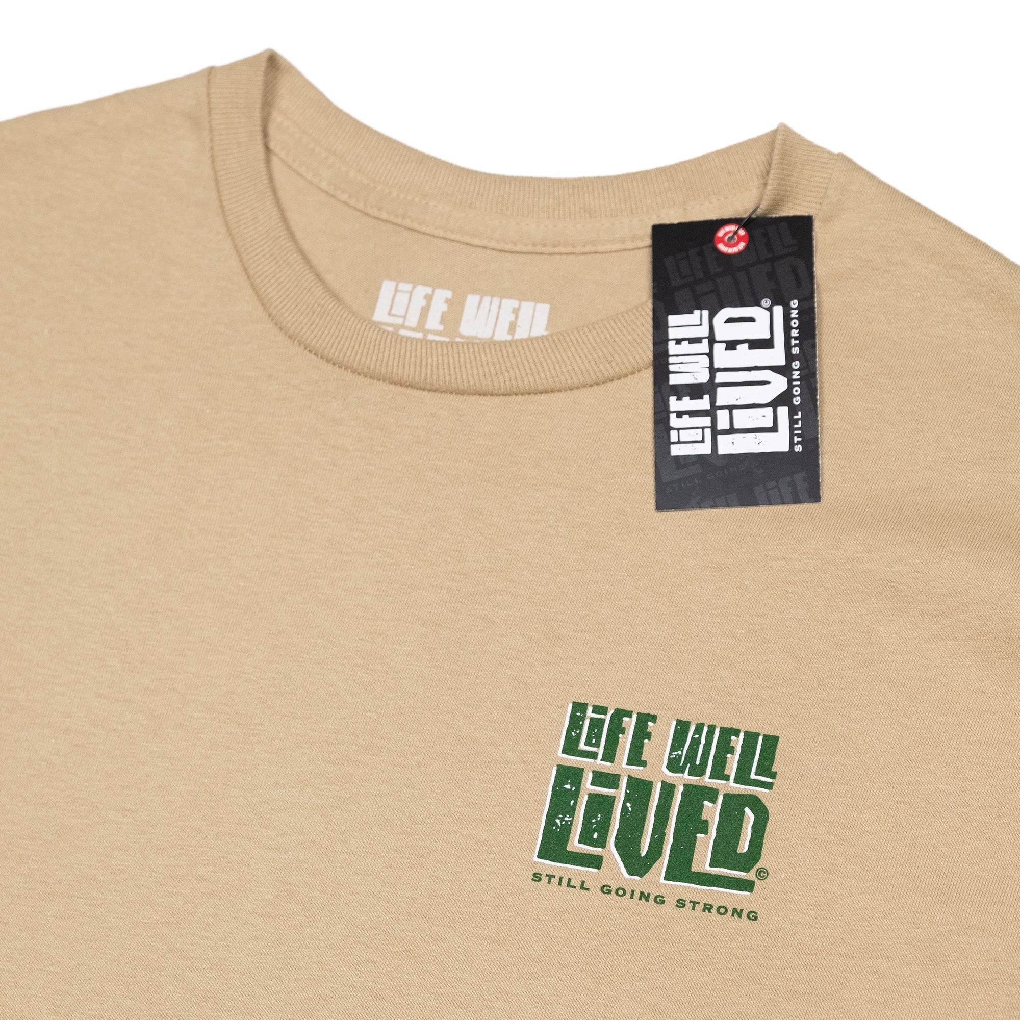 LIFE WELL LIVED Men's Soft Cotton T-Shirt - Hops & Dreams - Image 3
