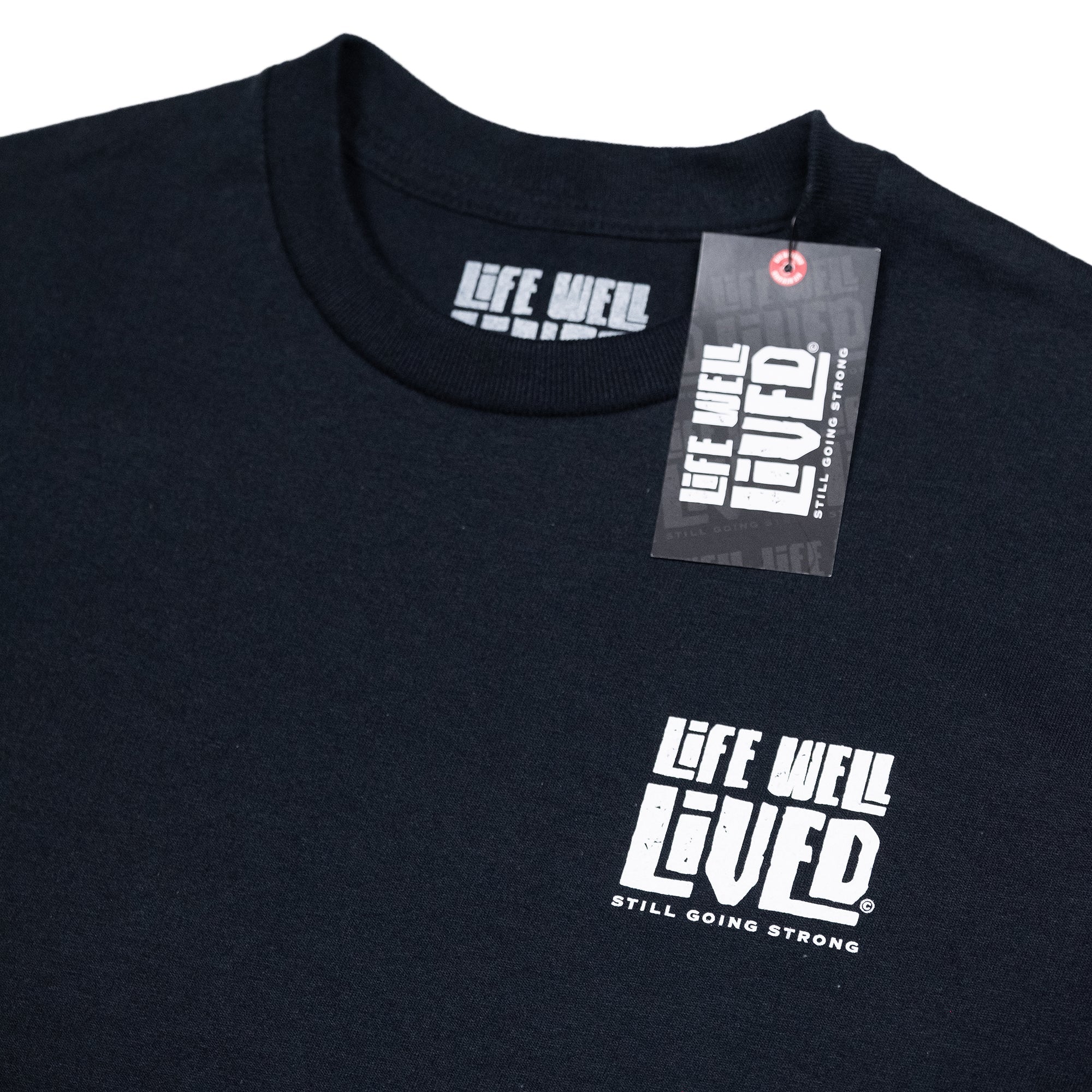 LIFE WELL LIVED Men's Soft Cotton T-Shirt - Steel Nerves Bike - Image 4