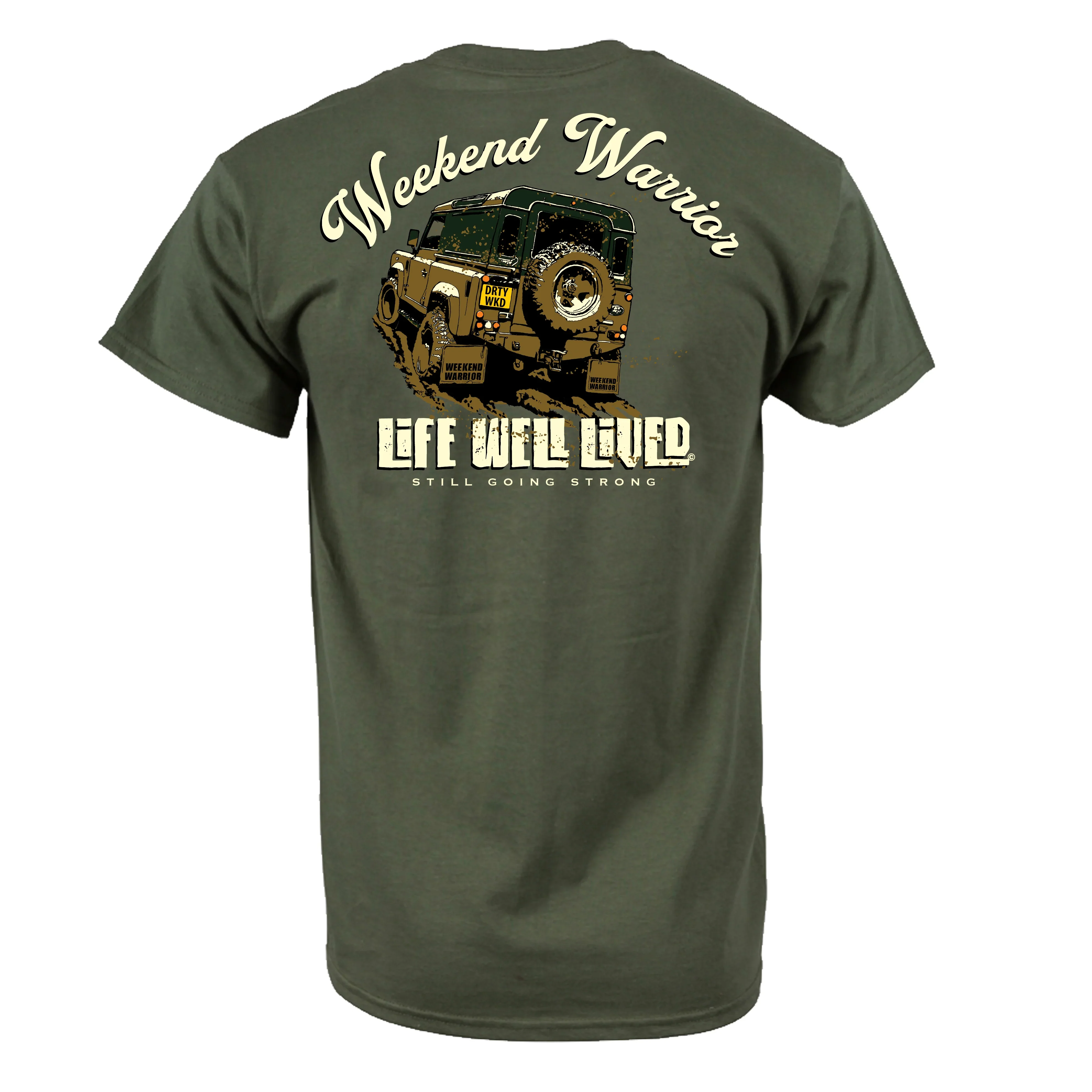 LIFE WELL LIVED Men's Soft Cotton T-Shirt - Weekend Warrior