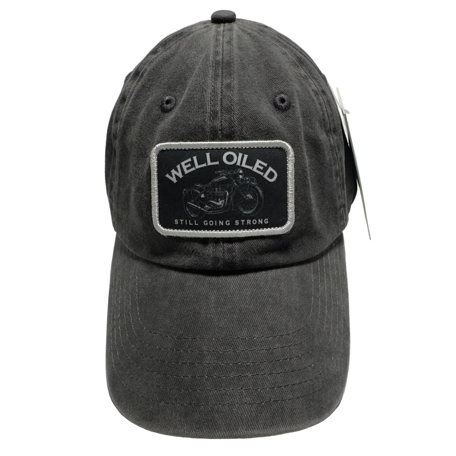 LIFE WELL LIVED Well Oiled Bike Cap - Charcoal - Image 2