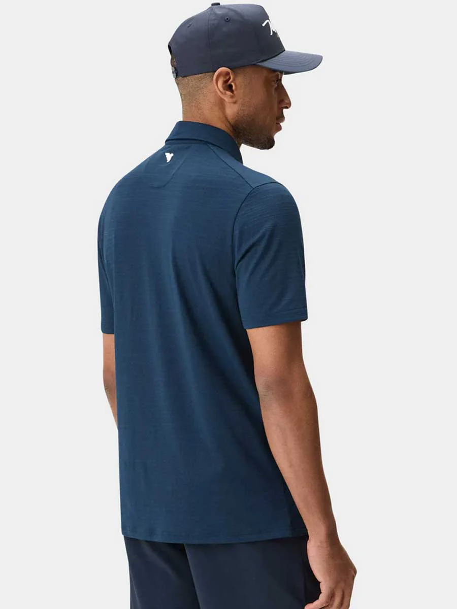 MACADE Flight Polo Shirt – Men's - Steel Blue - Image 2